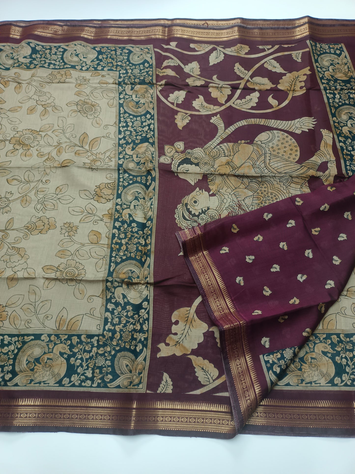 FANCY ASSAM COTTON SAREE
