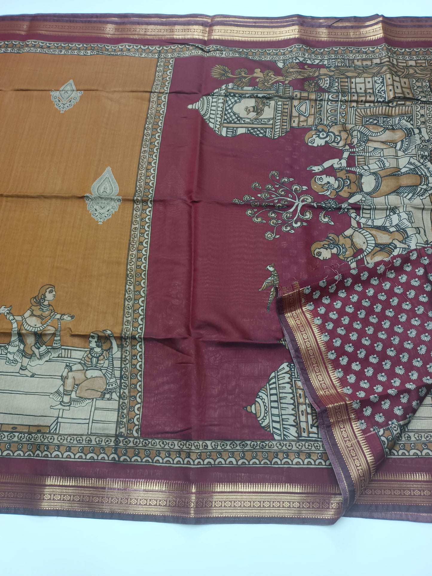 FANCY ASSAM COTTON SAREE