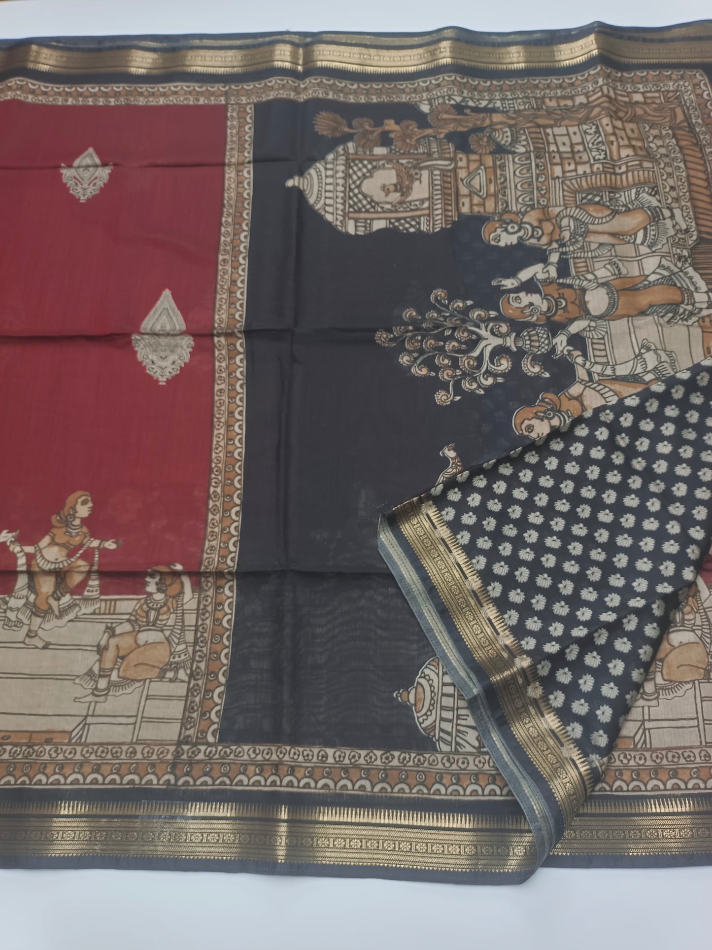 FANCY ASSAM COTTON SAREE