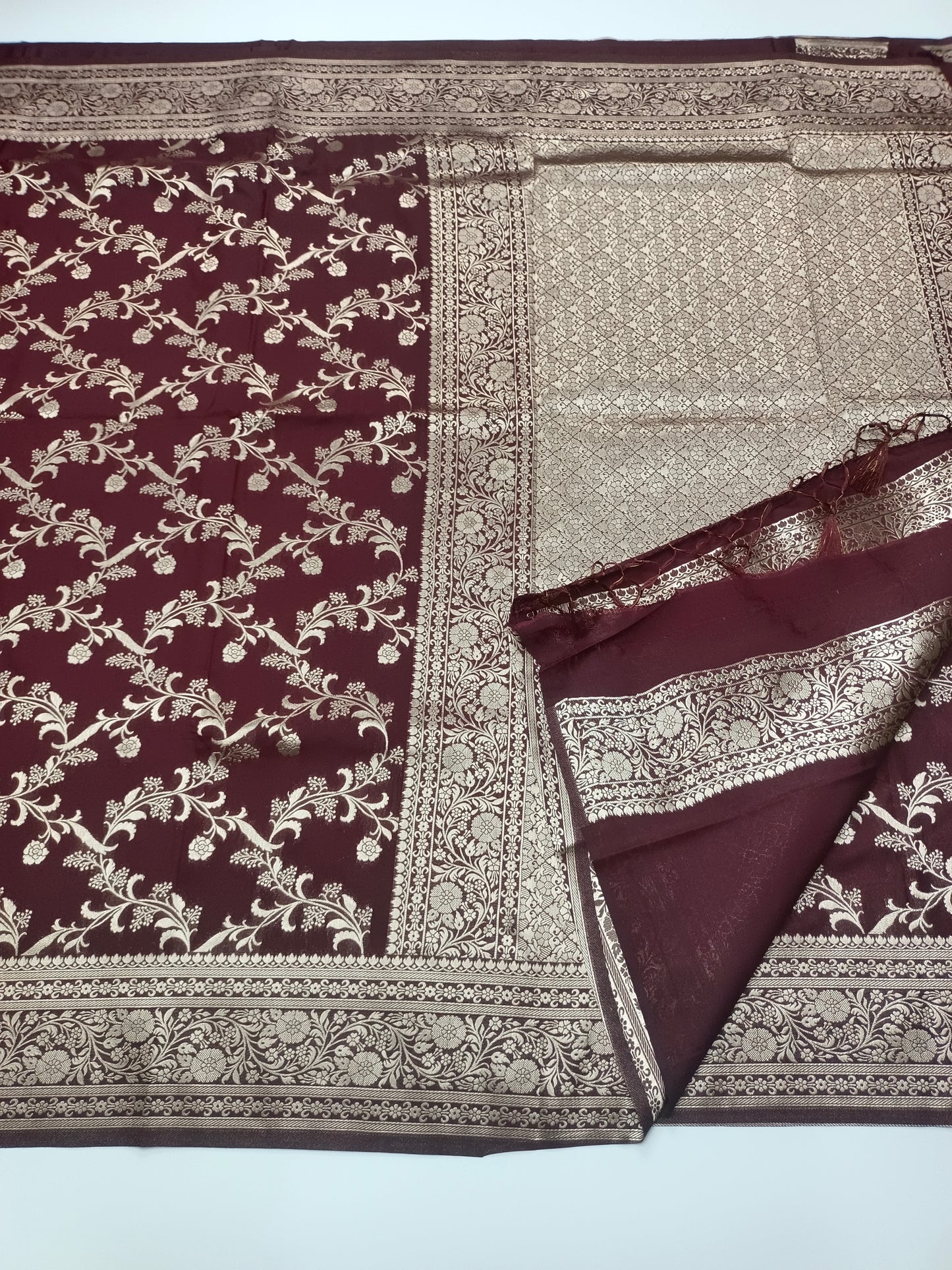 FANCY CHINON CREPE SAREE