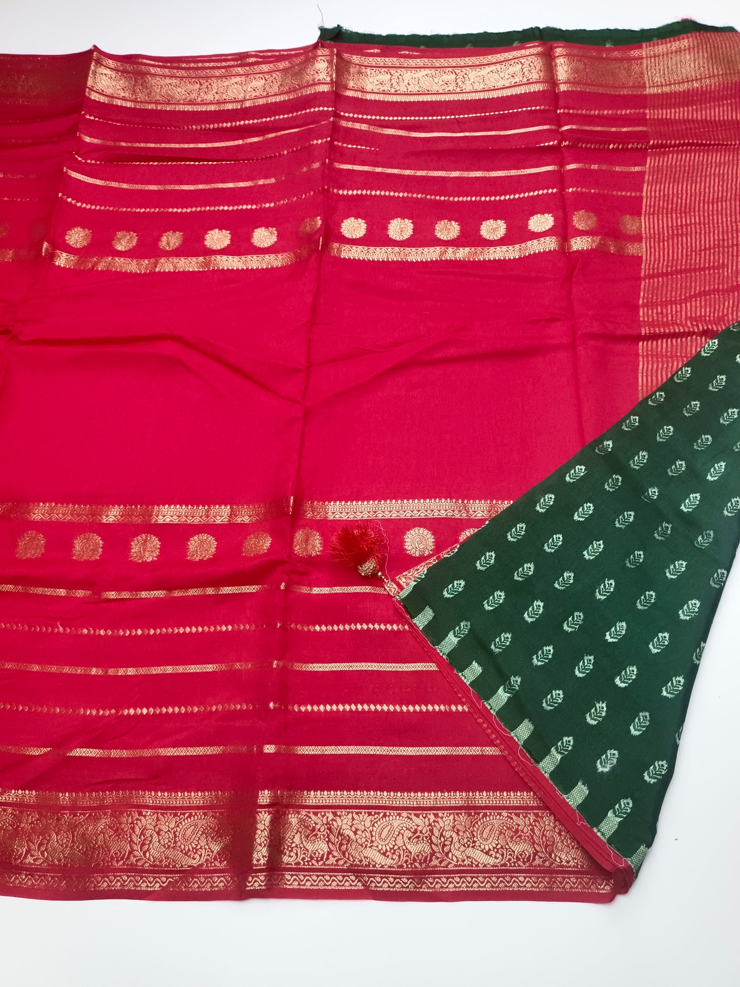 FANCY SEMI DOLA SILK SAREE(SPECIAL 30% DISCOUNT)