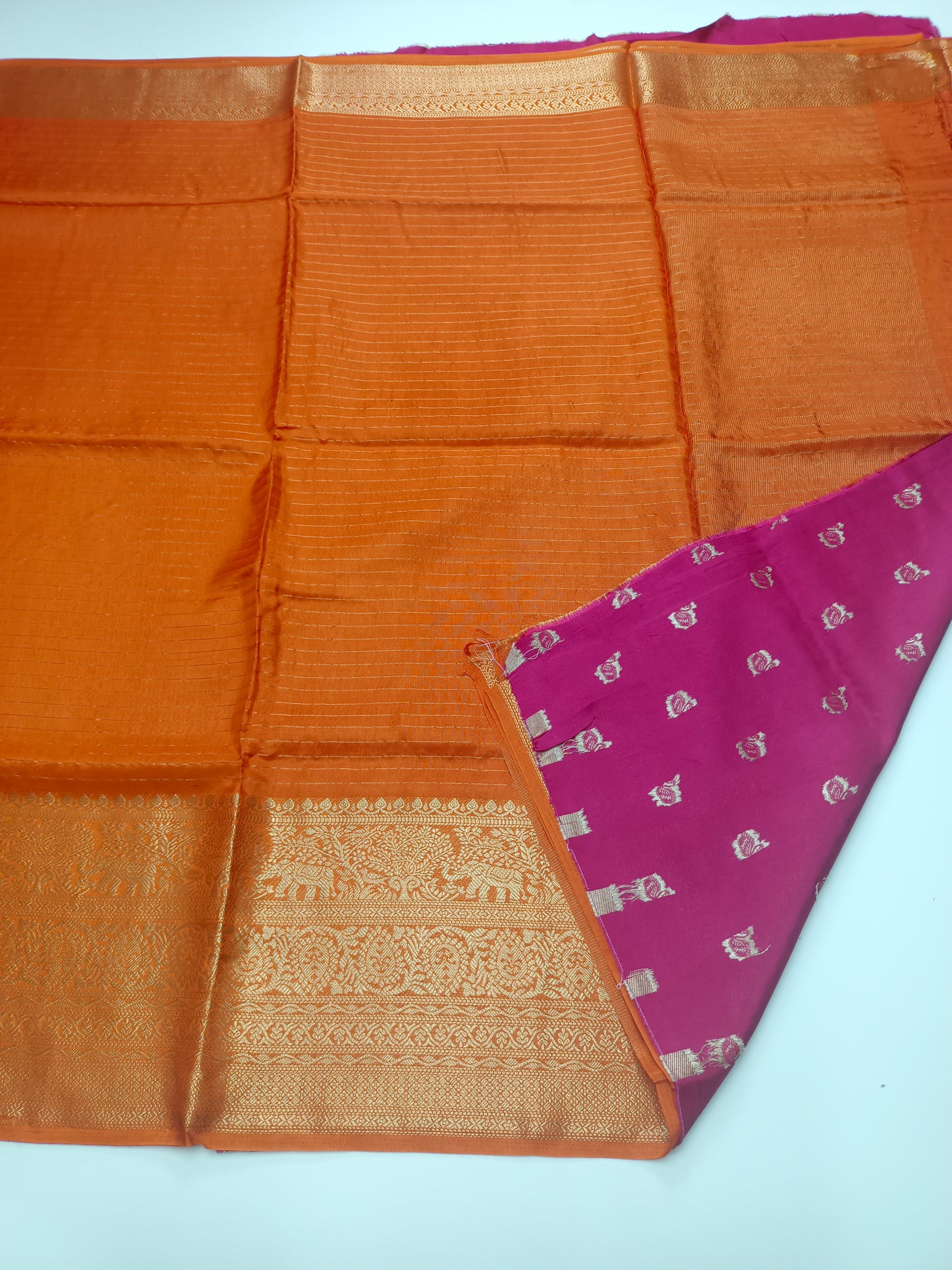 FANCY SEMI DOLA SILK SAREE(SPECIAL 30% DISCOUNT)