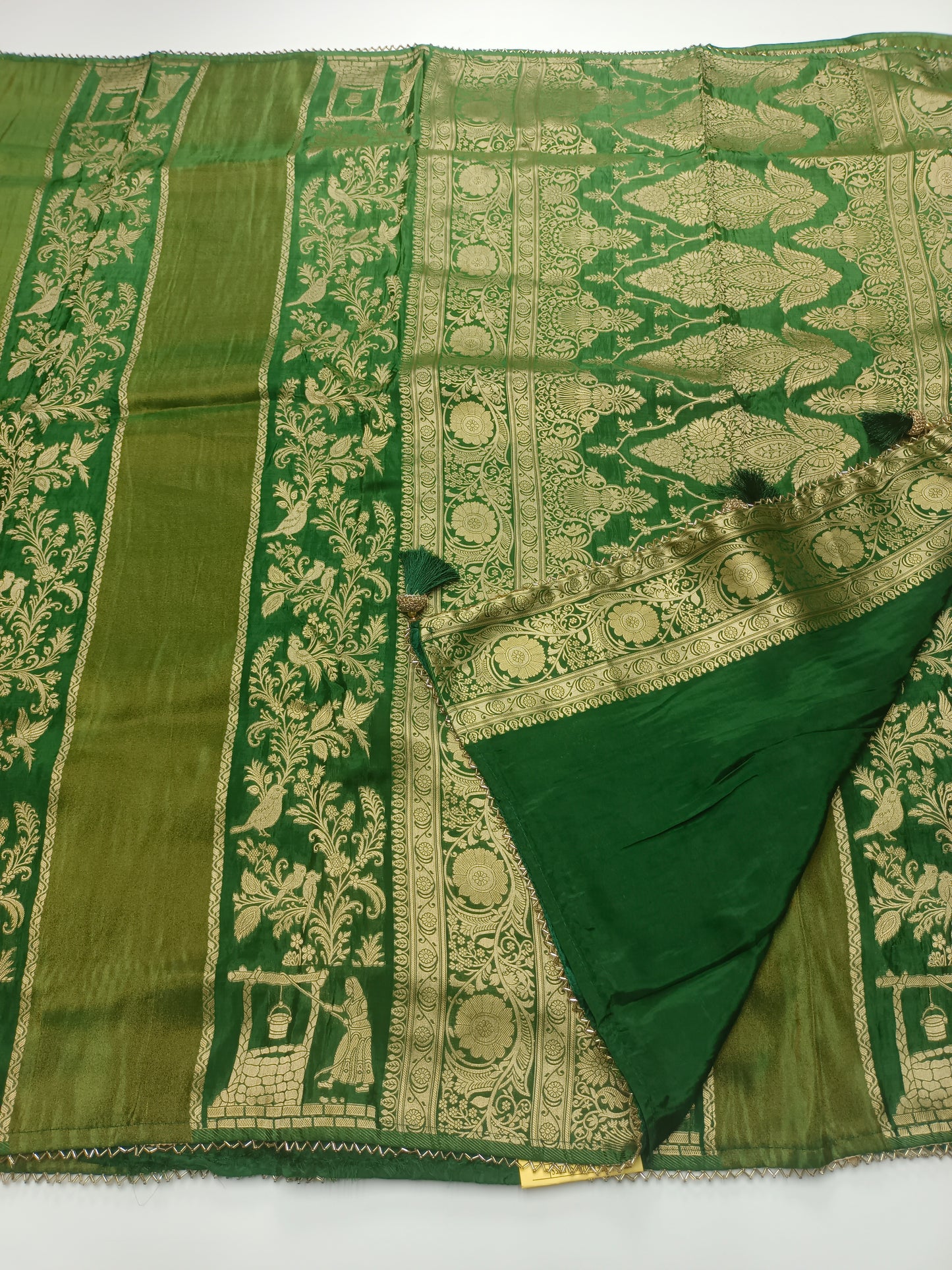 FANCY SEMI DOLA SILK SAREE (SPECIAL 30% DISCOUNT)