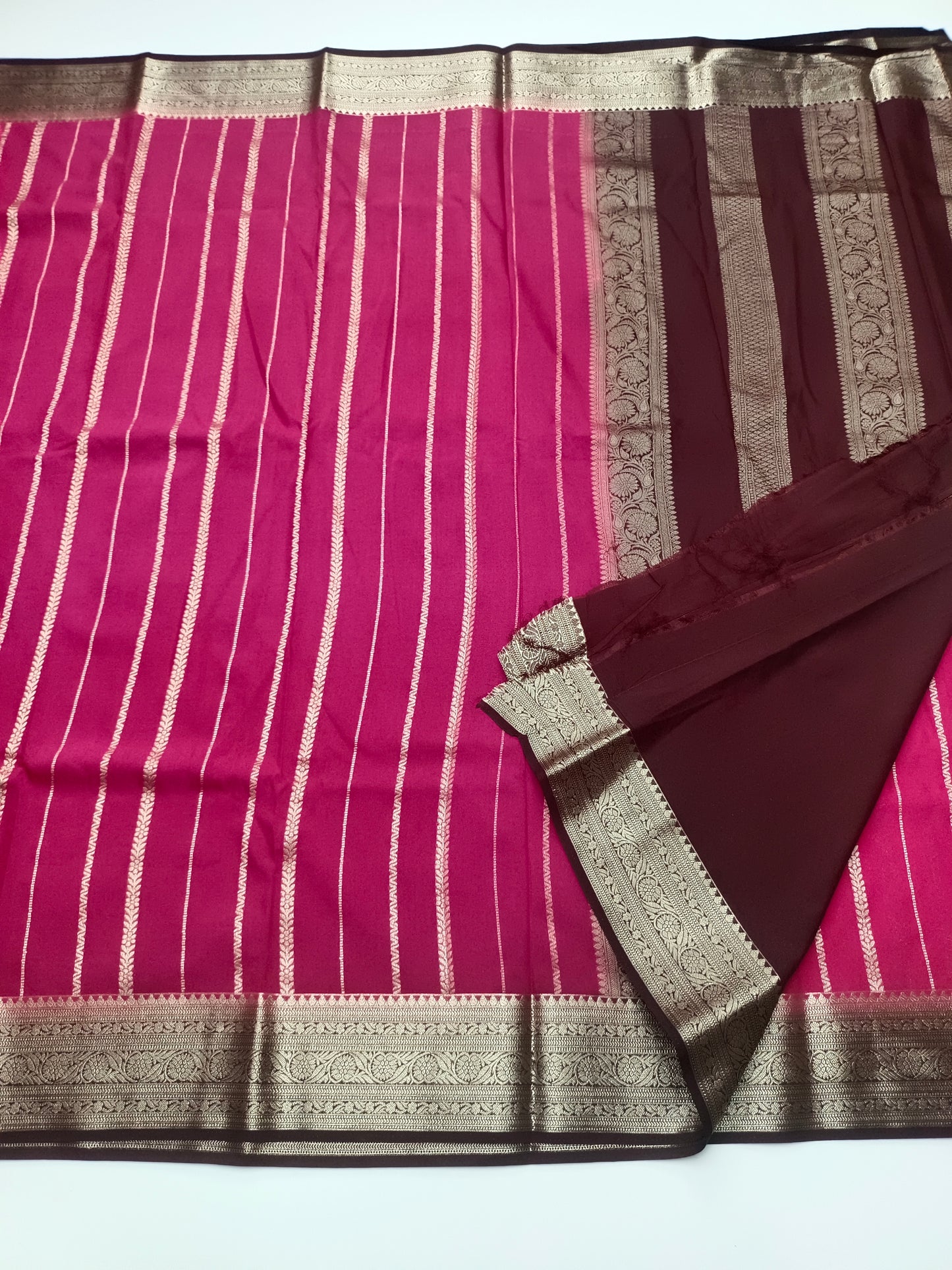 FANCY CREPE SILK SAREE (SPECIAL 30% DISCOUNT)