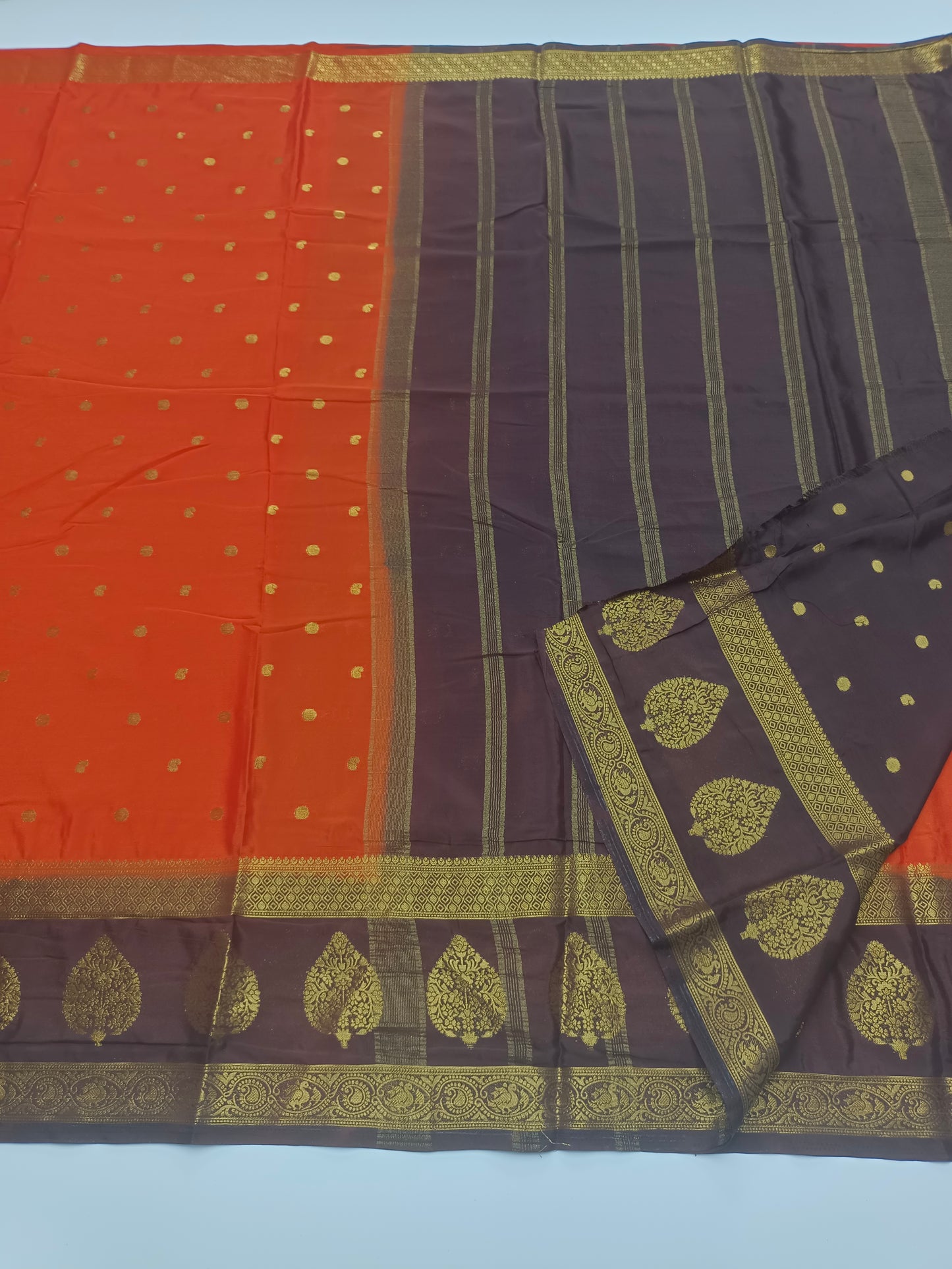 SEMI CREPE SILK SAREE