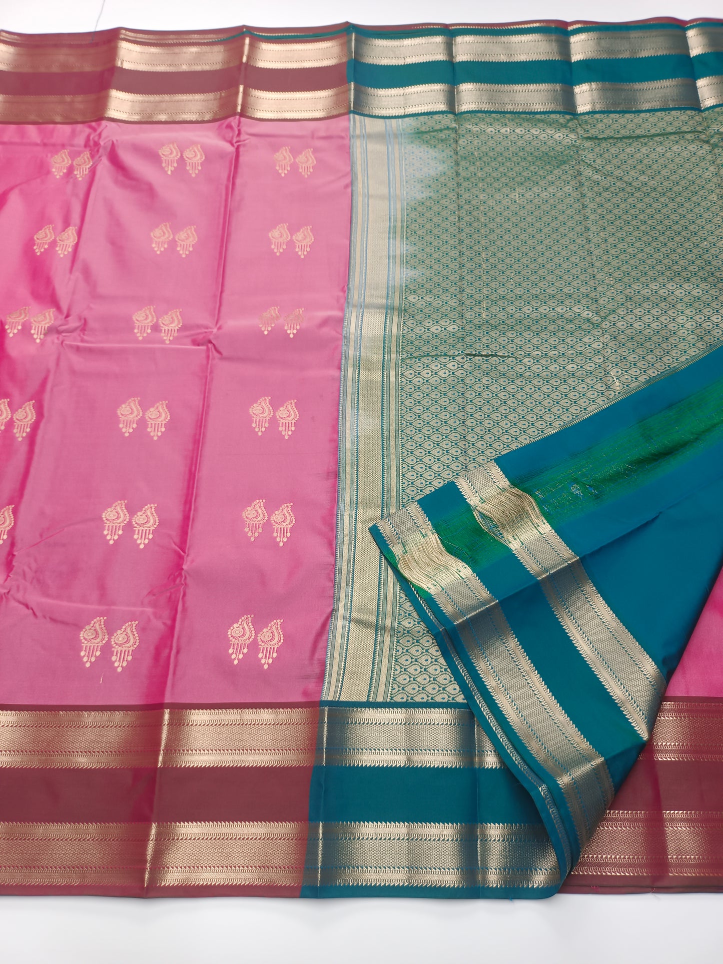 KANCHIPURAM SEMI SILK SAREE