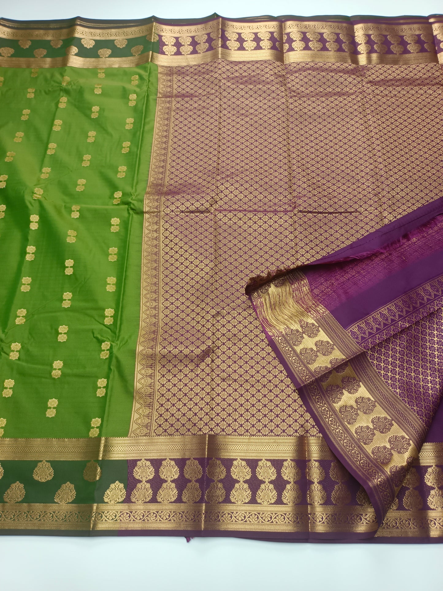 KANCHIPURAM SEMI SILK SAREE
