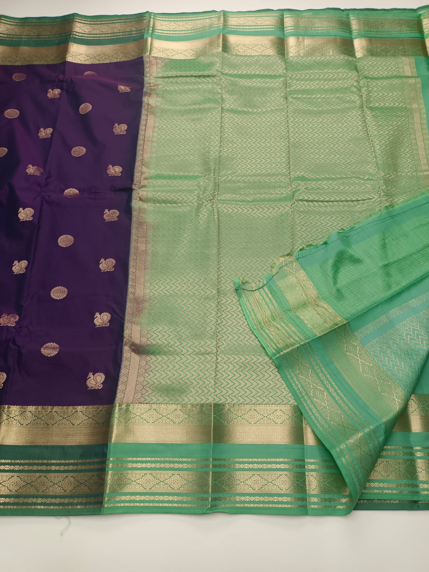 KANCHIPURAM SEMI SILK SAREE