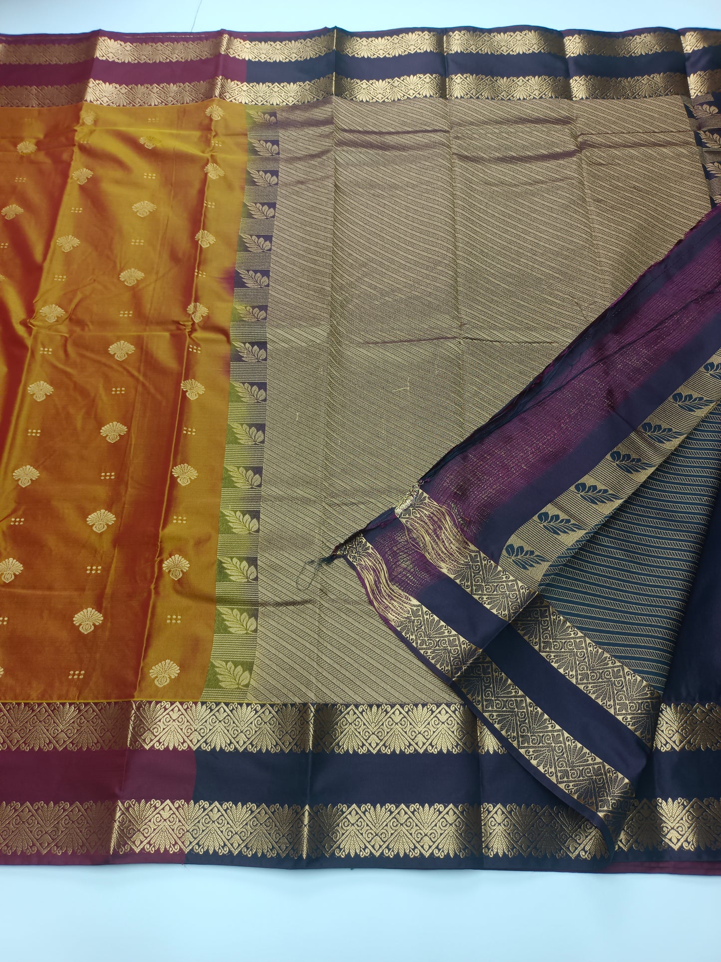 KANCHIPURAM SEMI SILK SAREE
