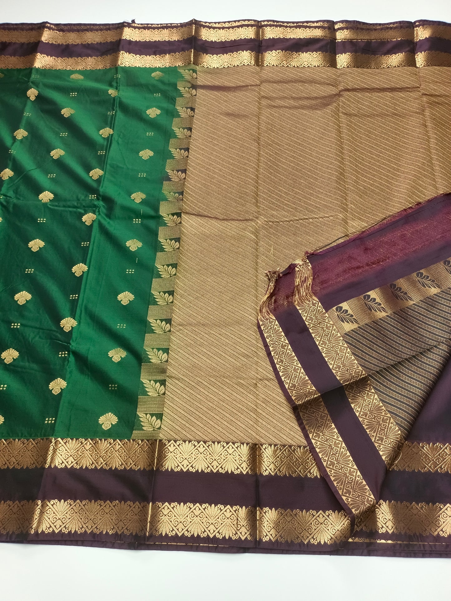 KANCHIPURAM SEMI SILK SAREE