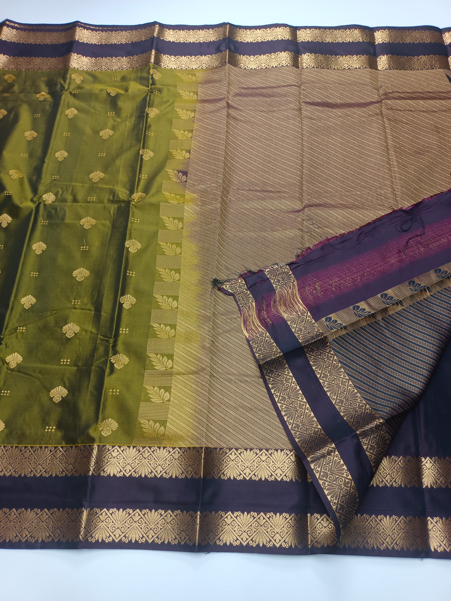 KANCHIPURAM SEMI SILK SAREE