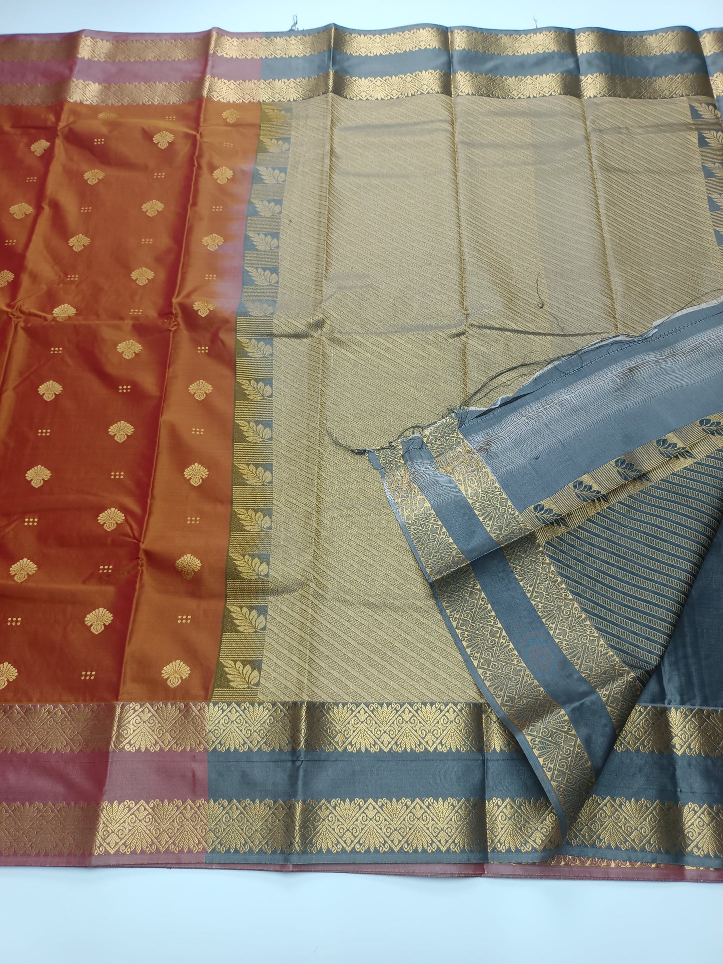 KANCHIPURAM SEMI SILK SAREE