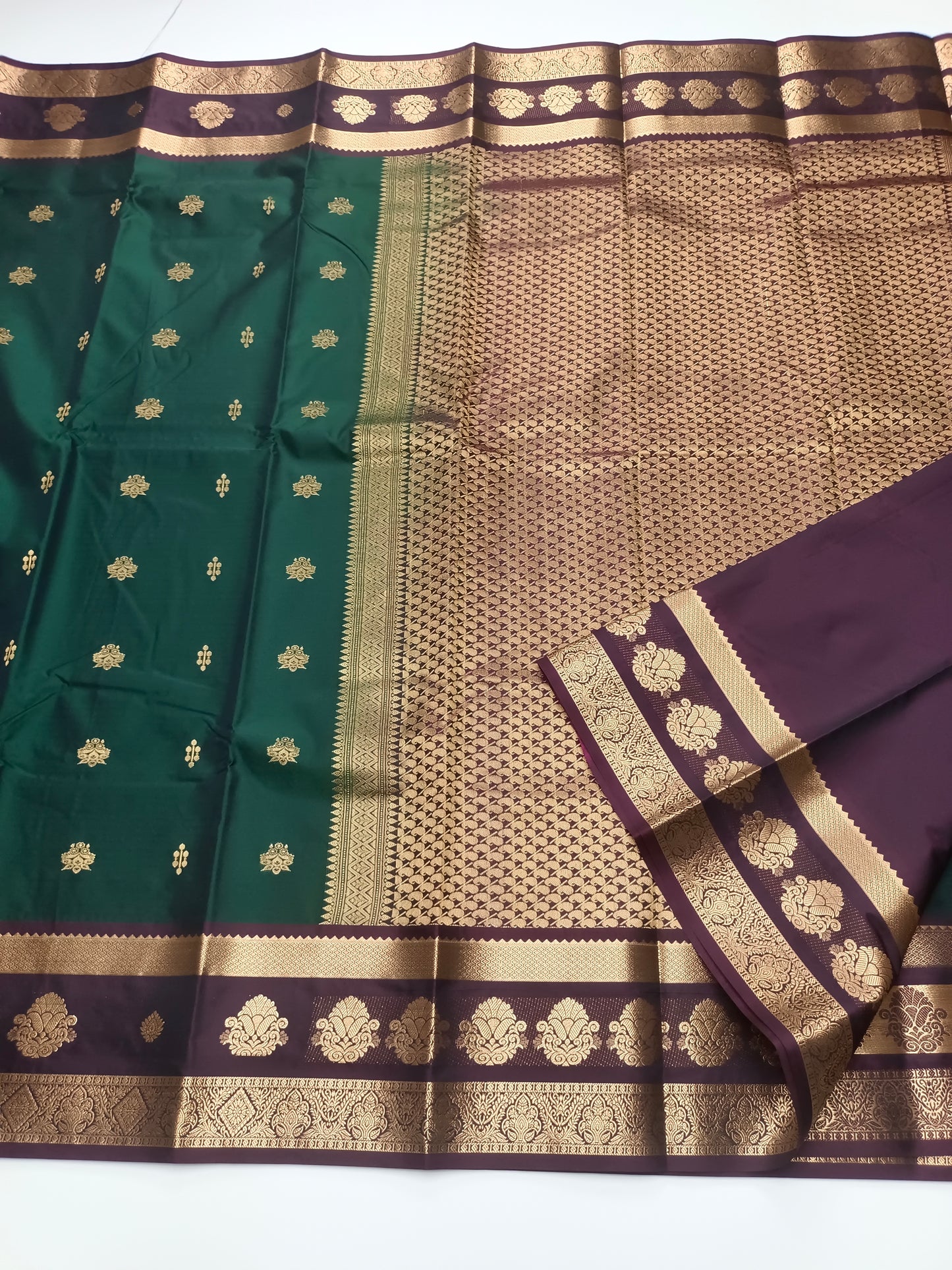 KANCHIPURAM SEMI SILK SAREE