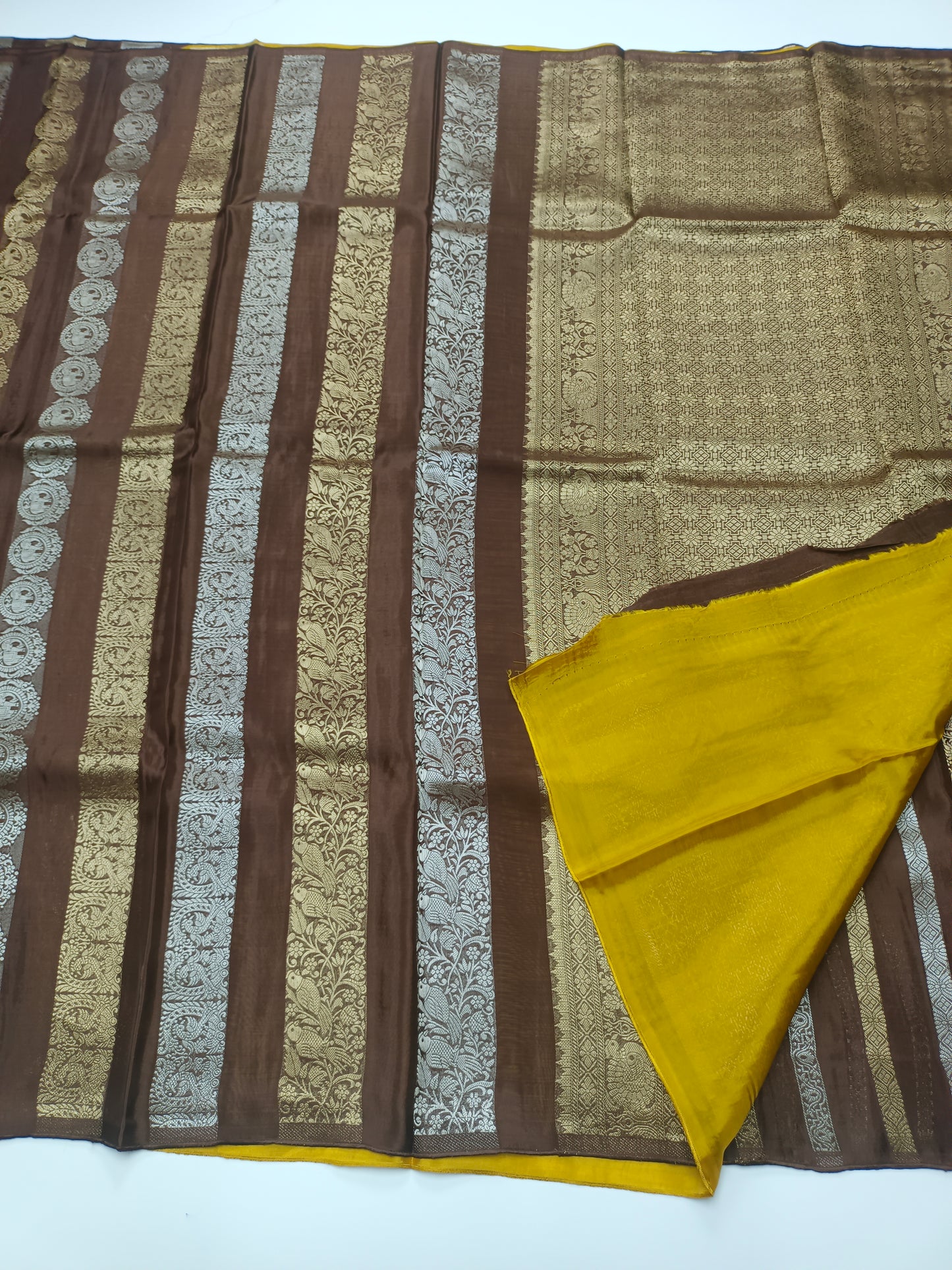 FANCY ORGANZA CREPE SILK SAREE