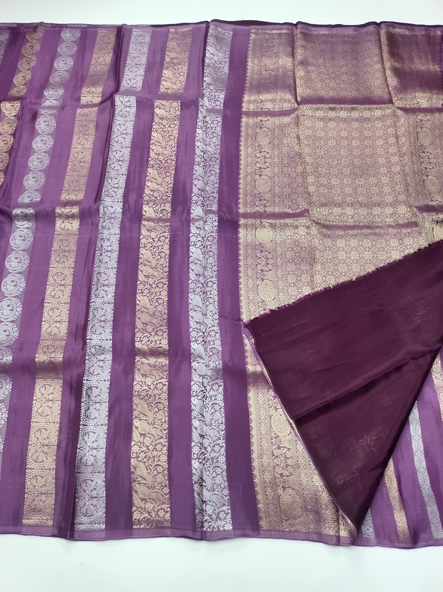 FANCY ORGANZA CREPE SILK SAREE
