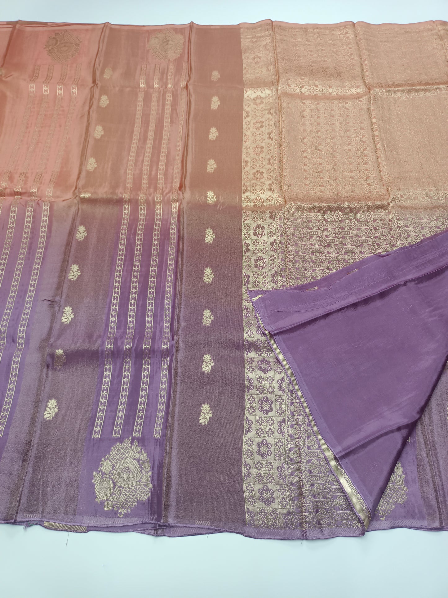 2D FANCY ORGANZA CREPE SILK SAREE