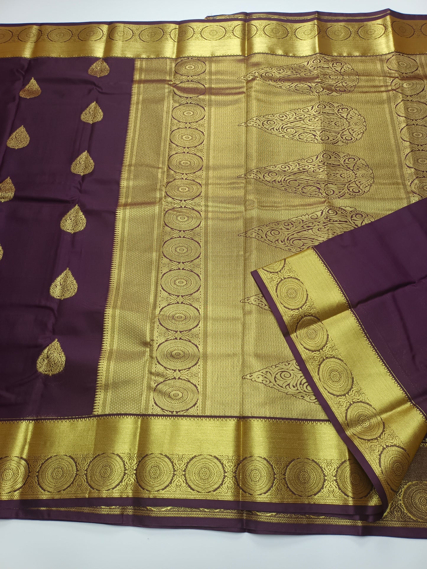 KANCHIPURAM SEMI SILK SAREE