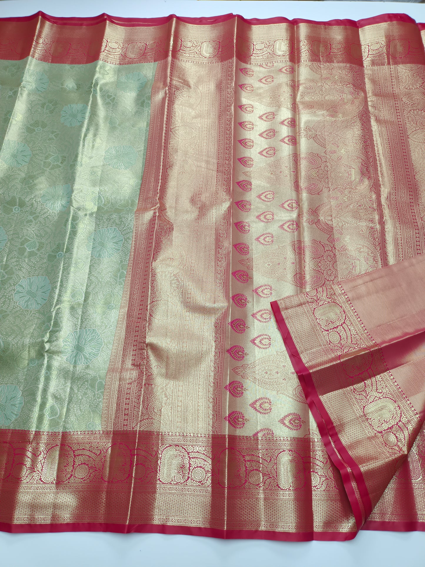FANCY TISSUE SILK SAREE