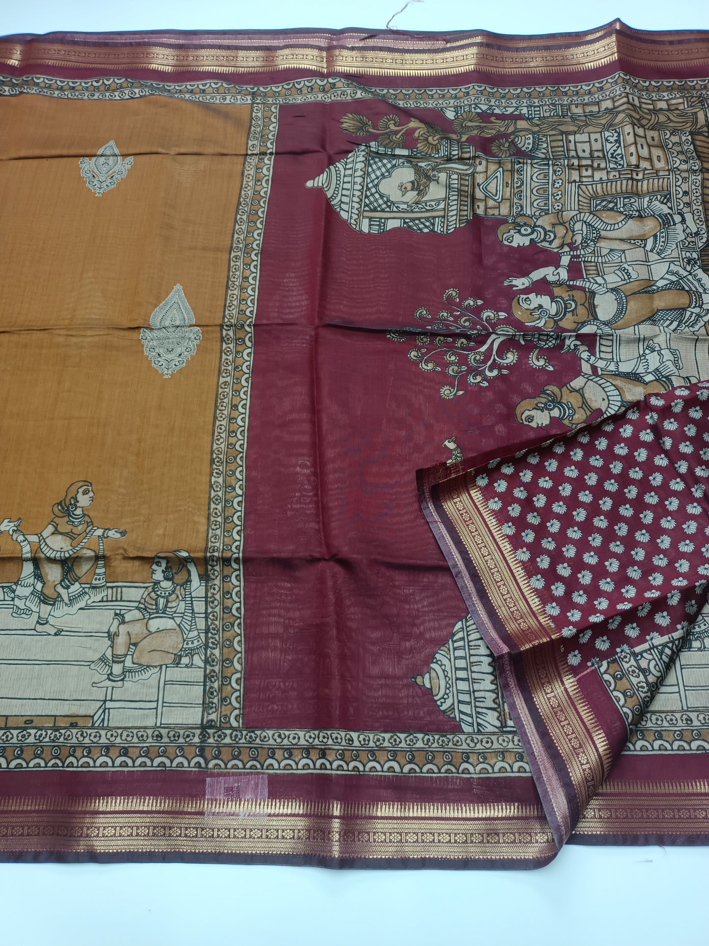 FANCY ASSAM COTTON SAREE
