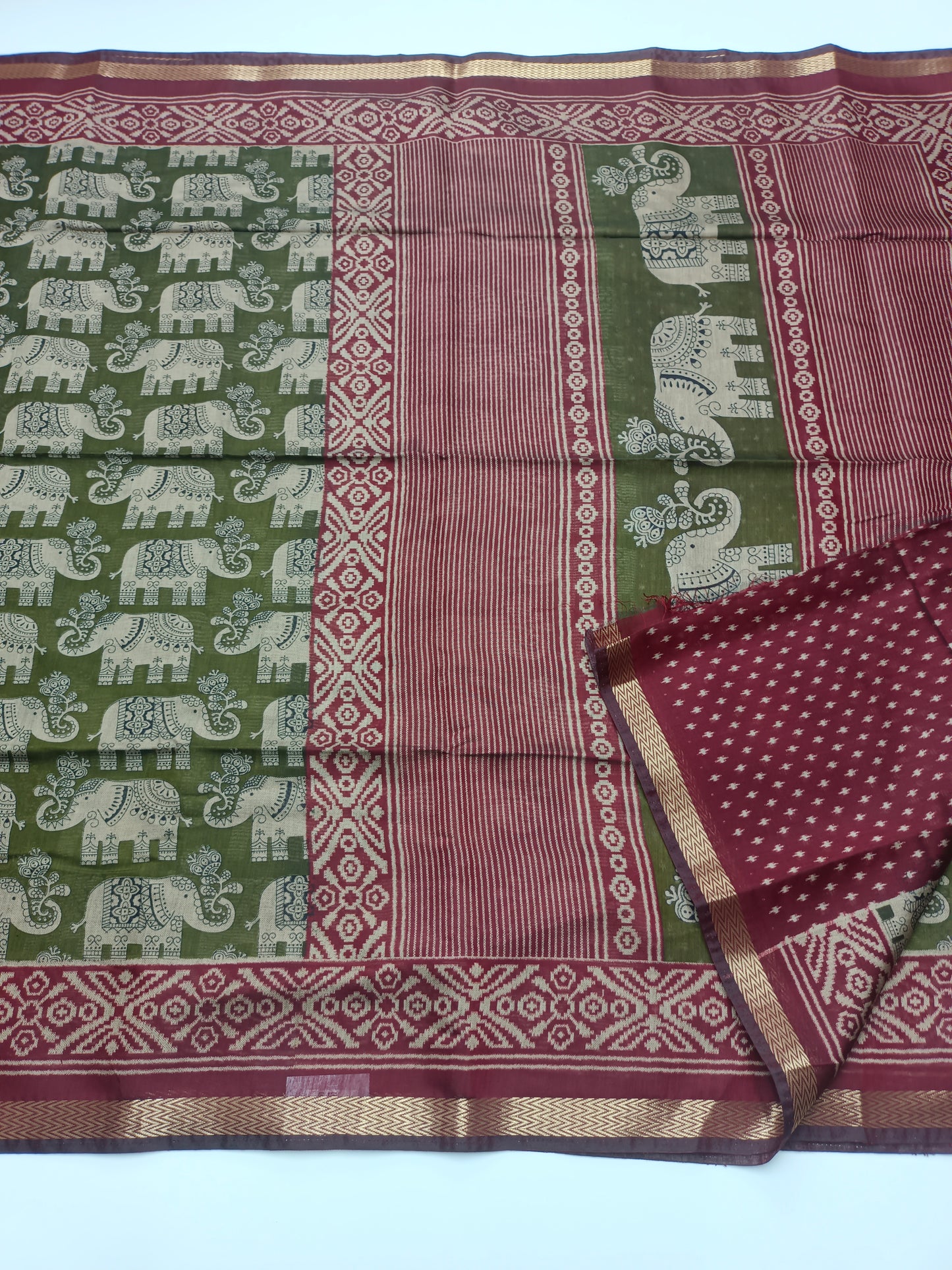 FANCY ASSAM COTTON SAREE