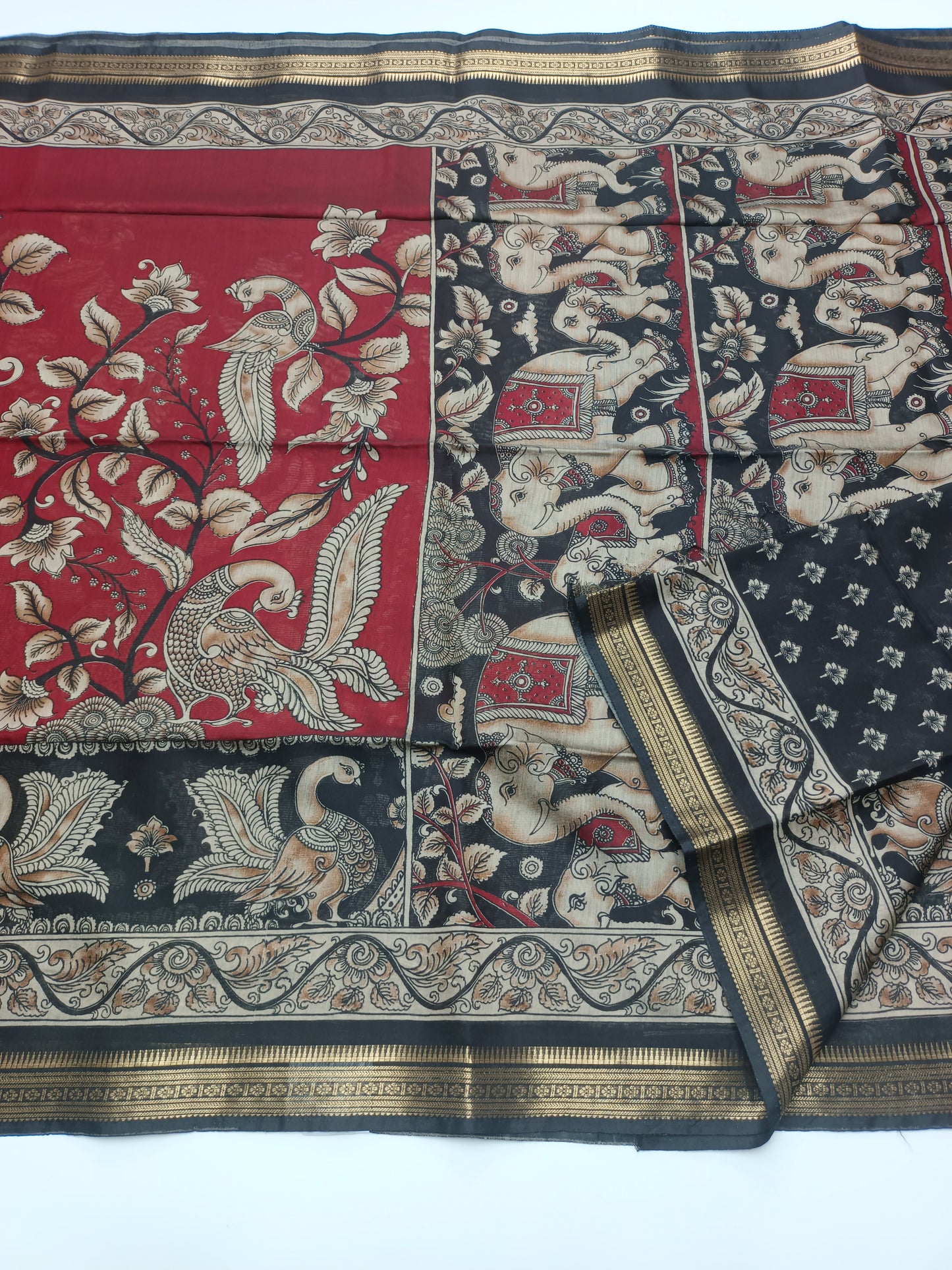 FANCY ASSAM COTTON SAREE