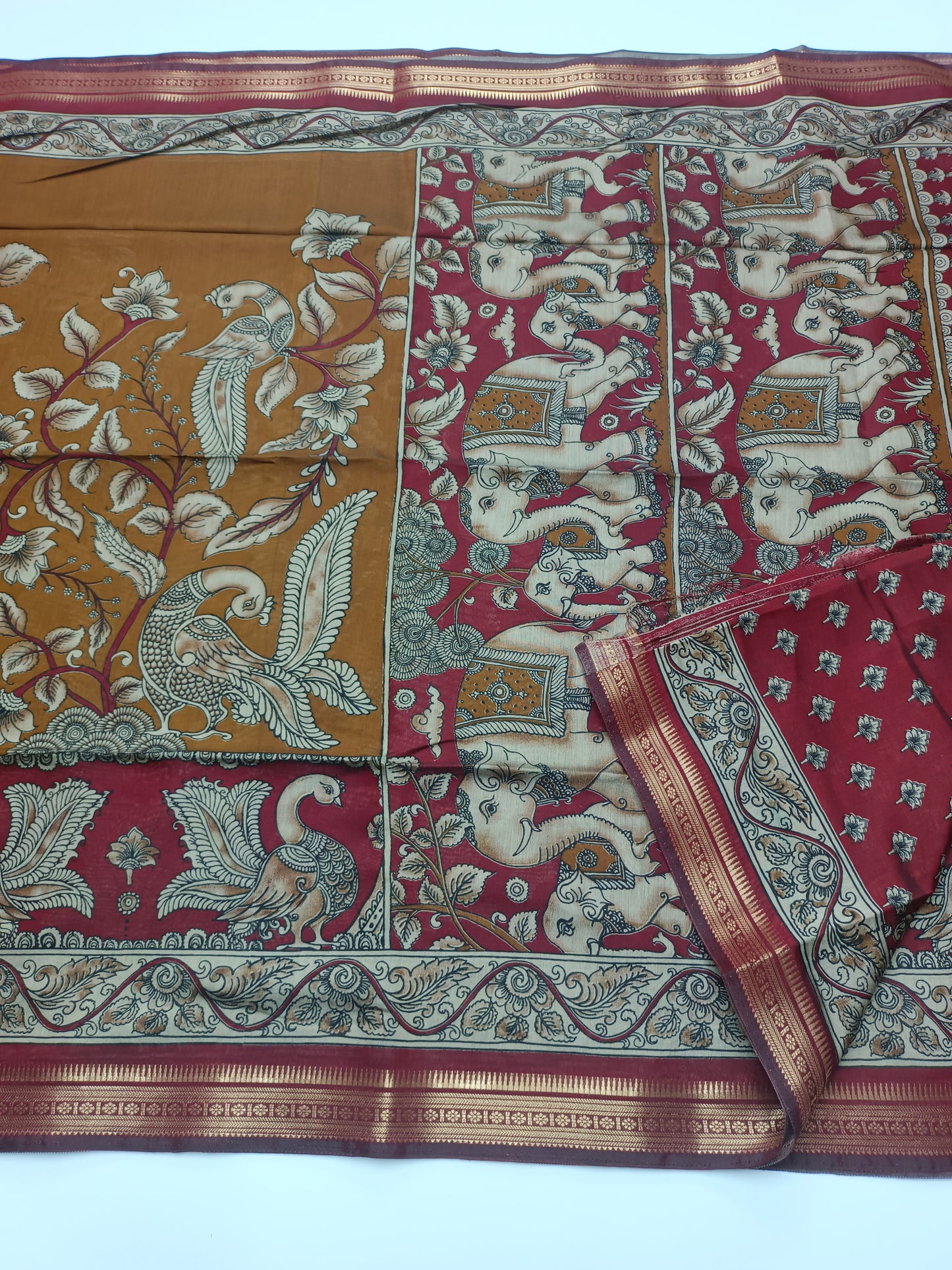 FANCY ASSAM COTTON SAREE