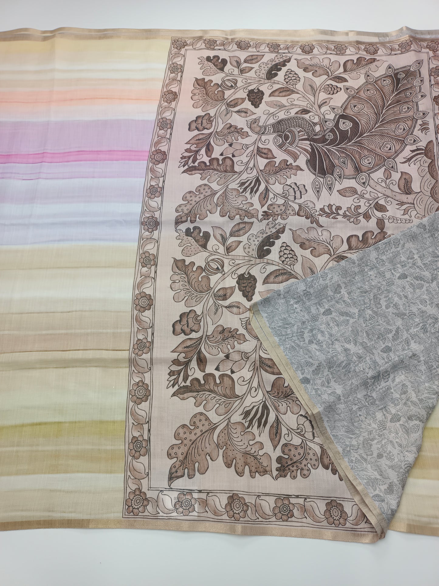 FANCY ASSAM PRINTED SAREE