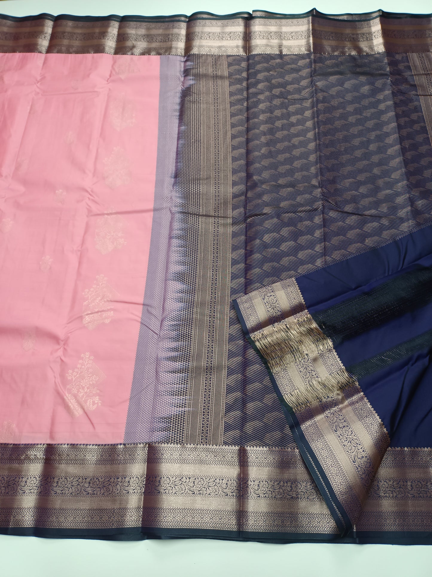 KANCHIPURAM SEMI SILK SAREE