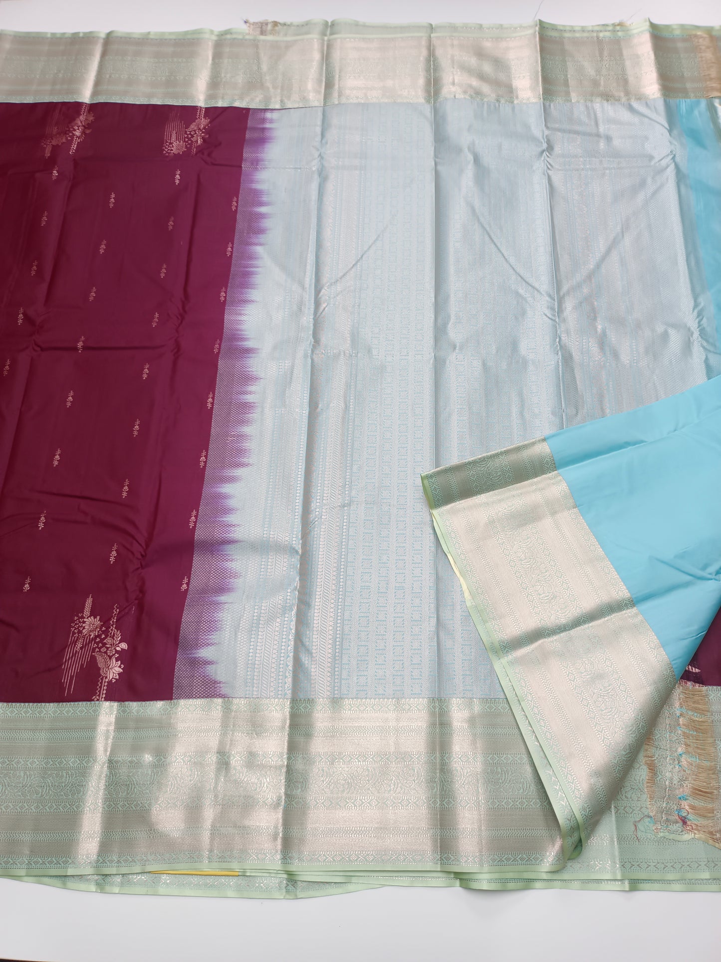 KANCHIPURAM SEMI SILK SAREE