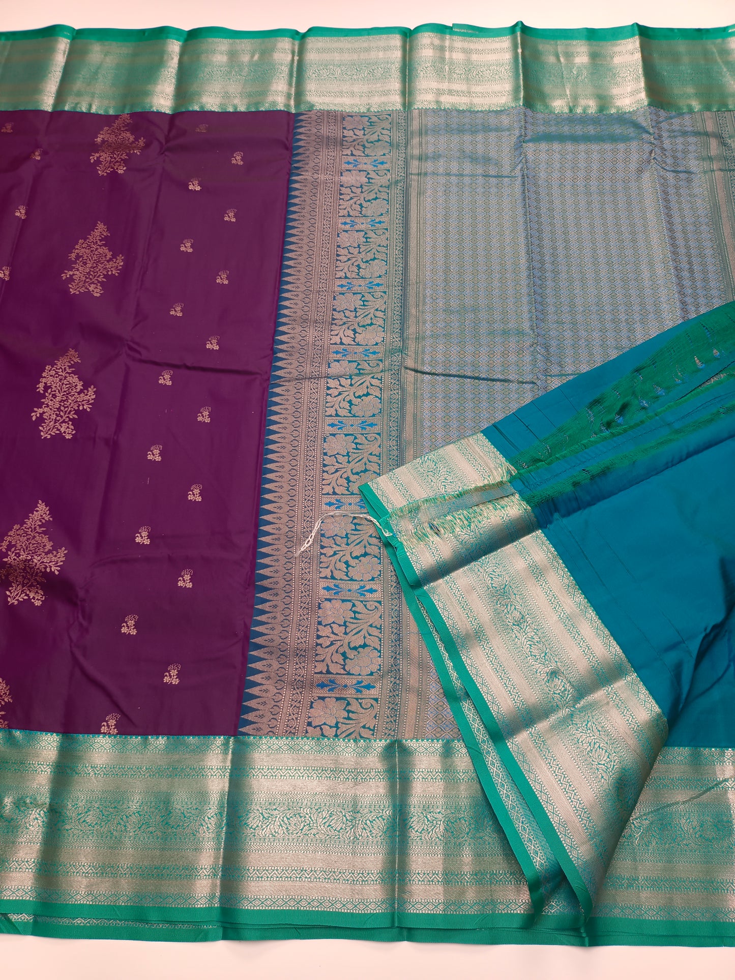 KANCHIPURAM SEMI SILK SAREE