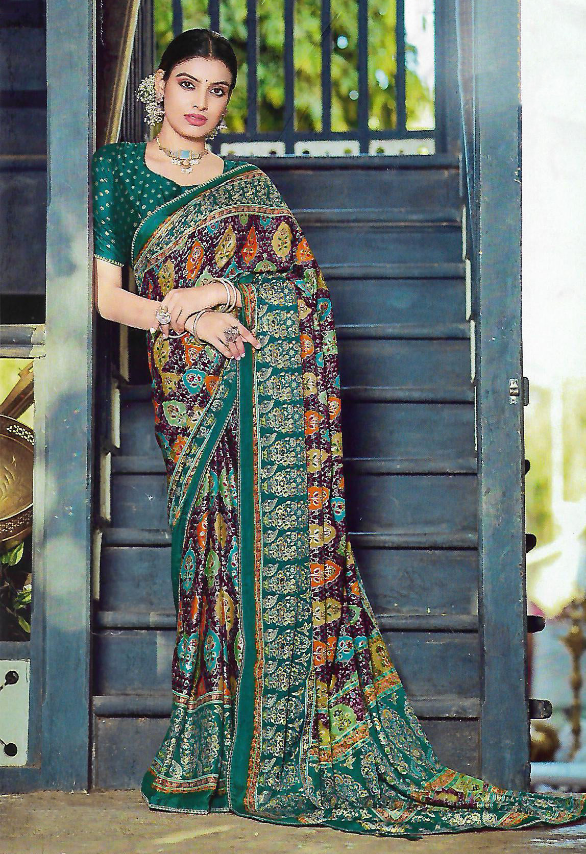 FANCY SYNTHETIC SAREE