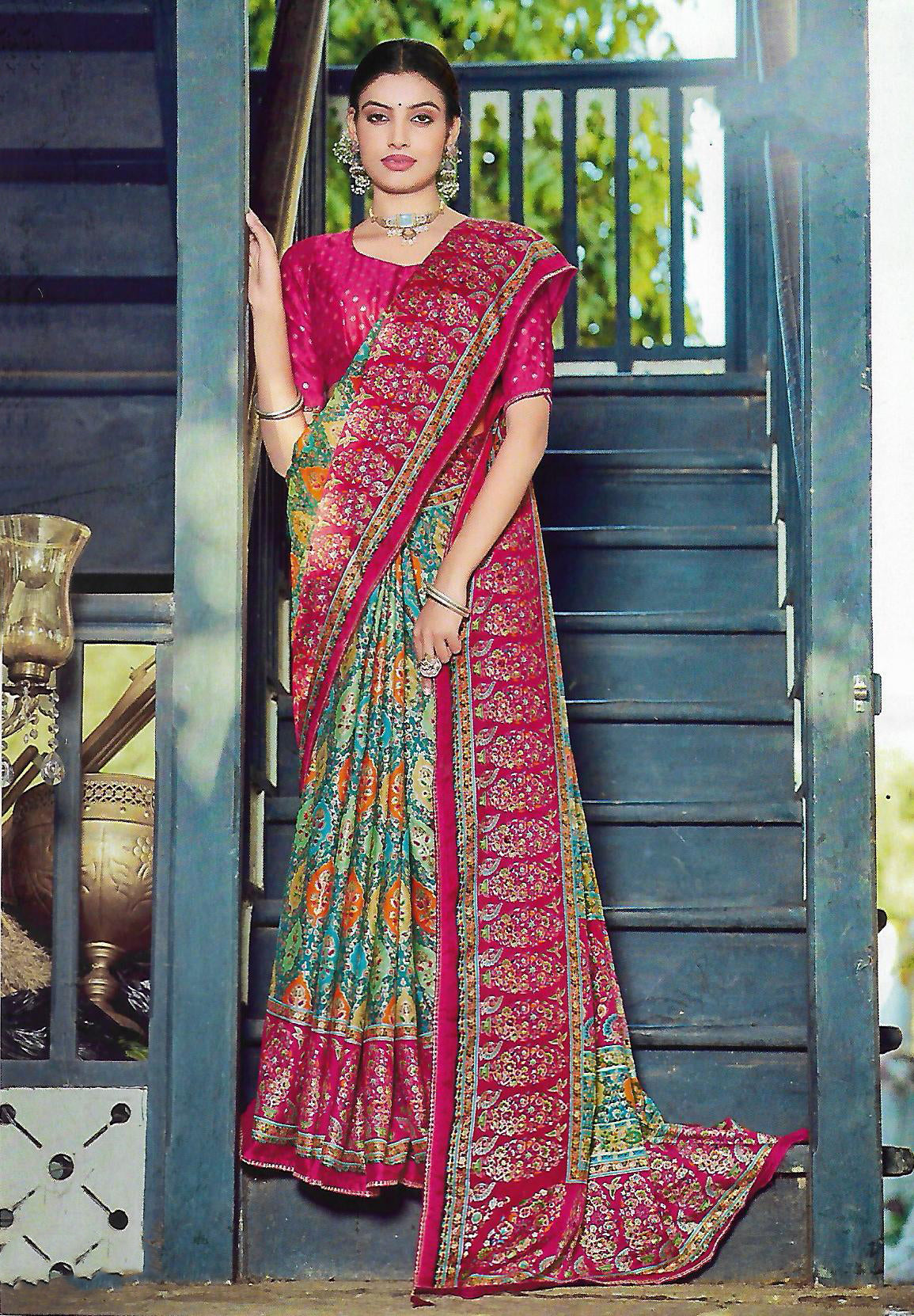 FANCY SYNTHETIC SAREE