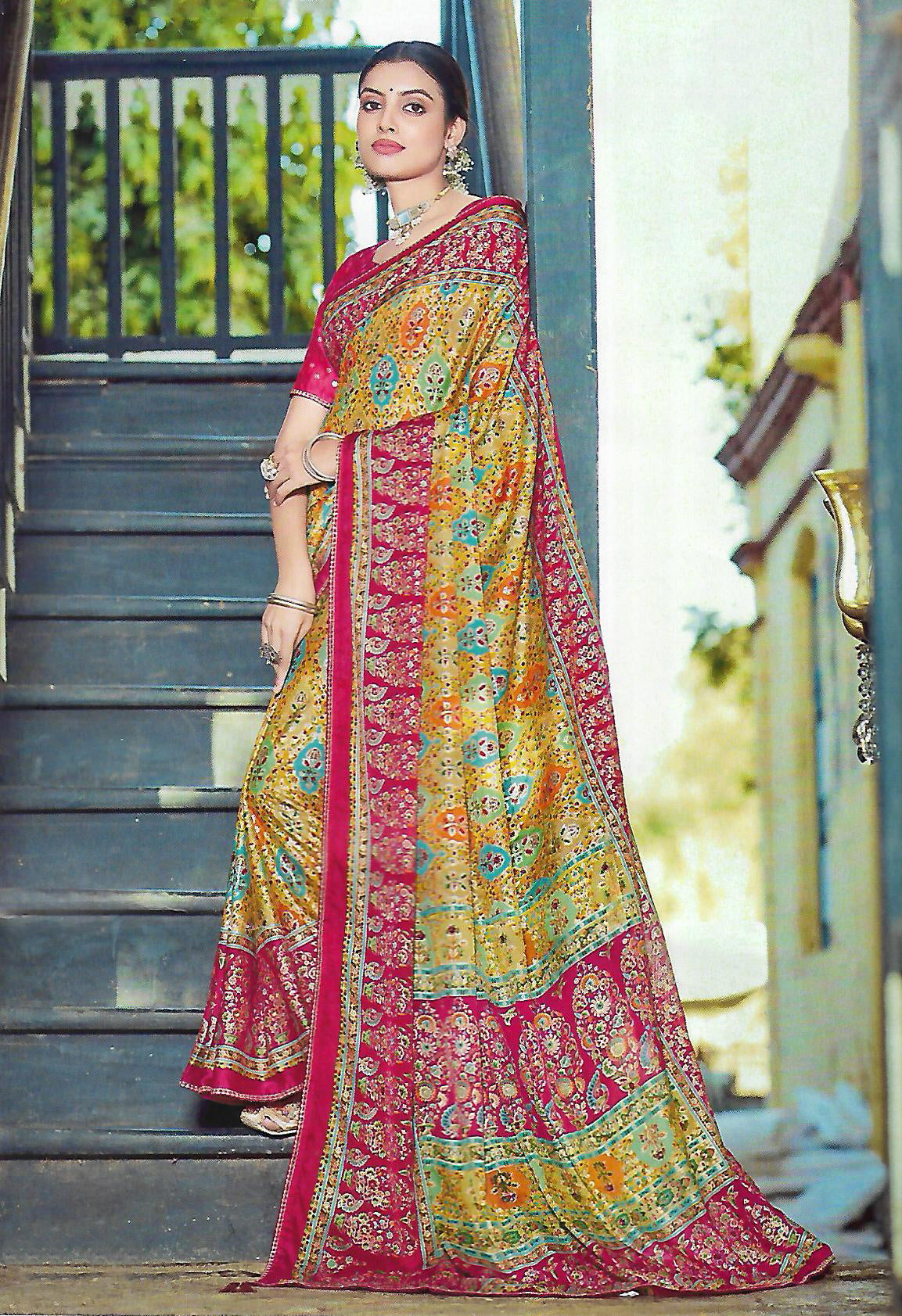 FANCY SYNTHETIC SAREE