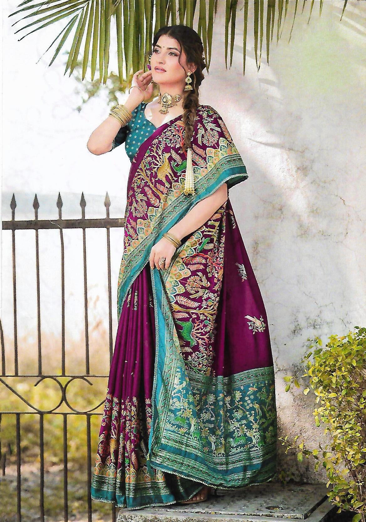 FANCY SYNTHETIC SAREE
