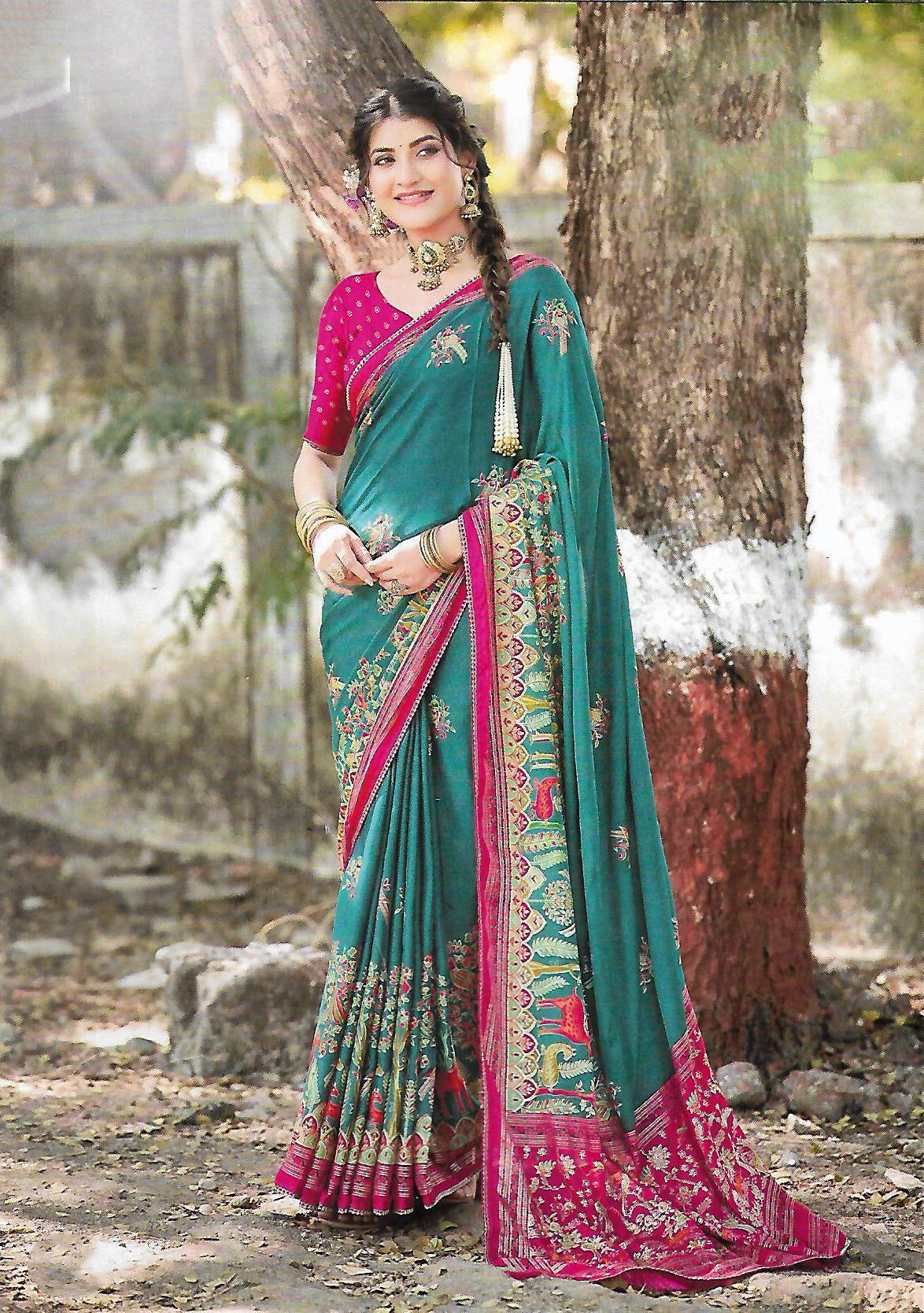 FANCY SYNTHETIC SAREE