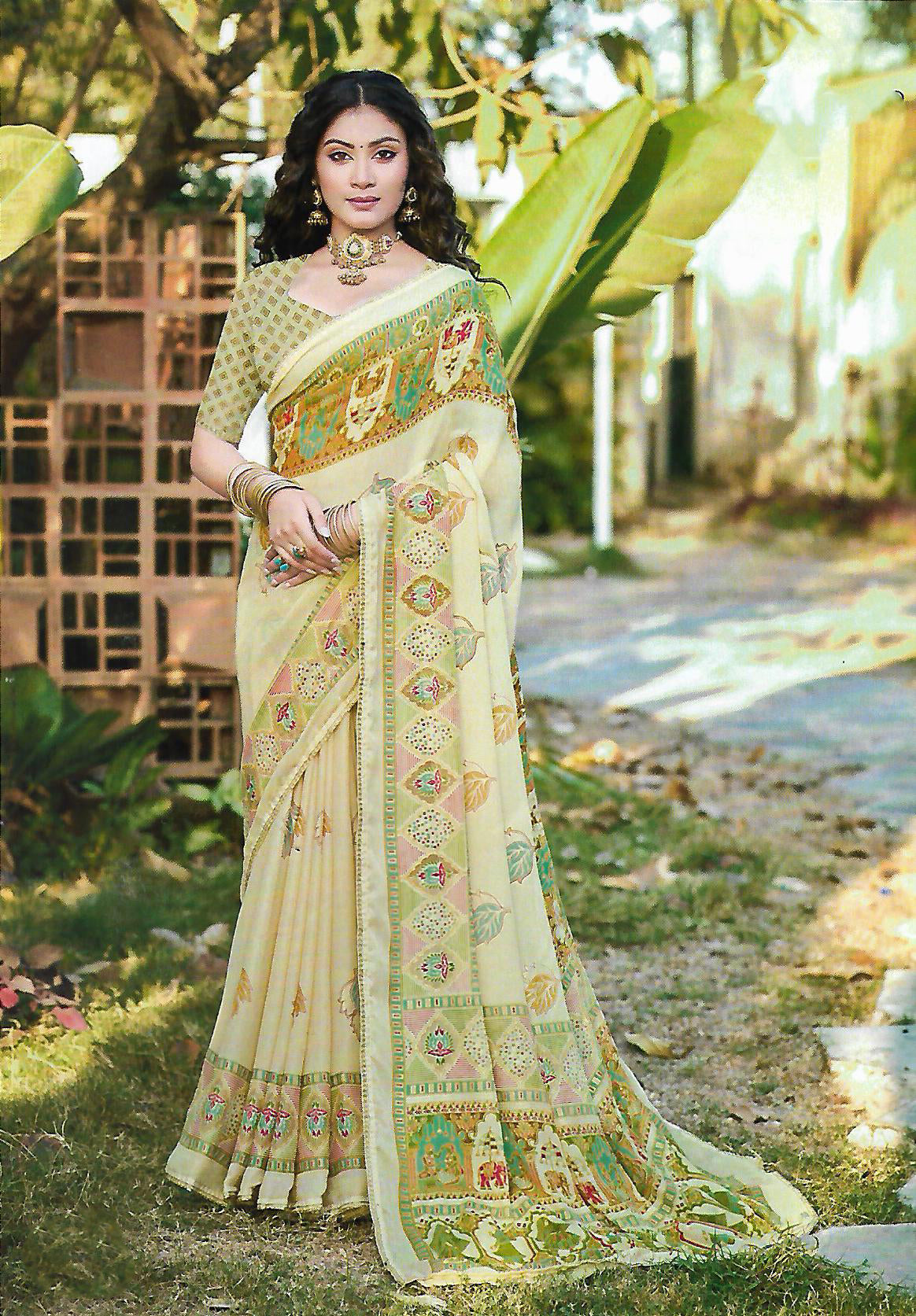 FANCY SYNTHETIC SAREE
