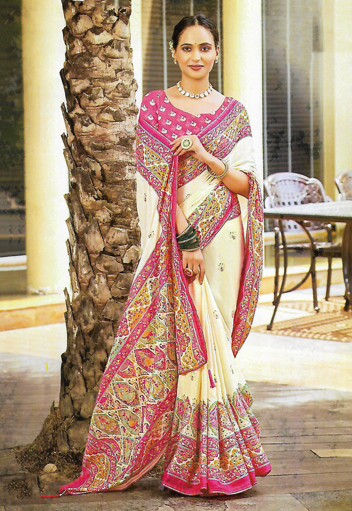 FANCY SYNTHETIC SAREE
