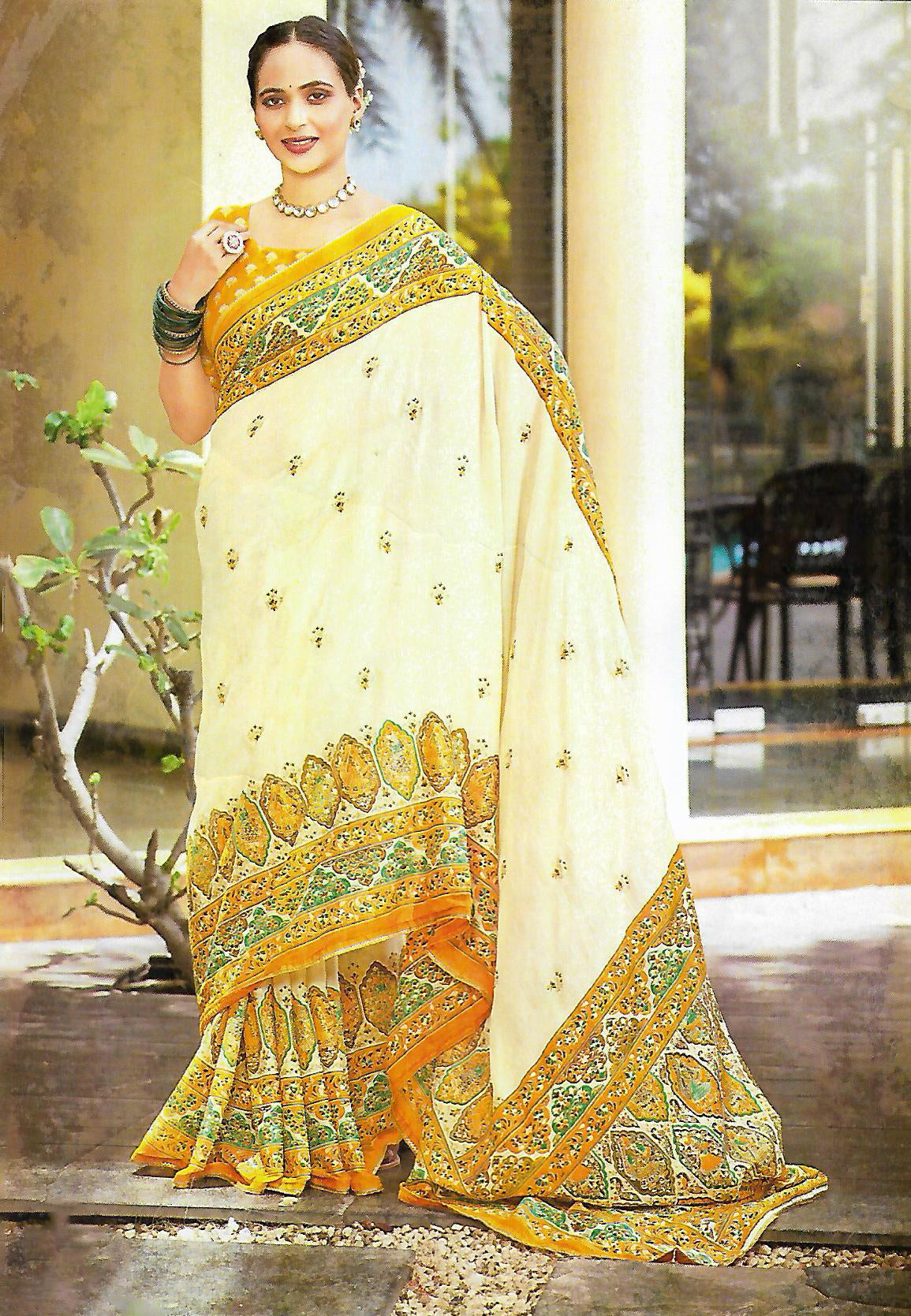 FANCY SYNTHETIC SAREE