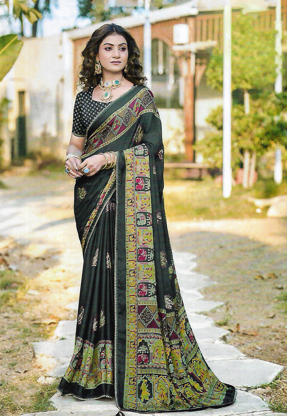 FANCY SYNTHETIC SAREE