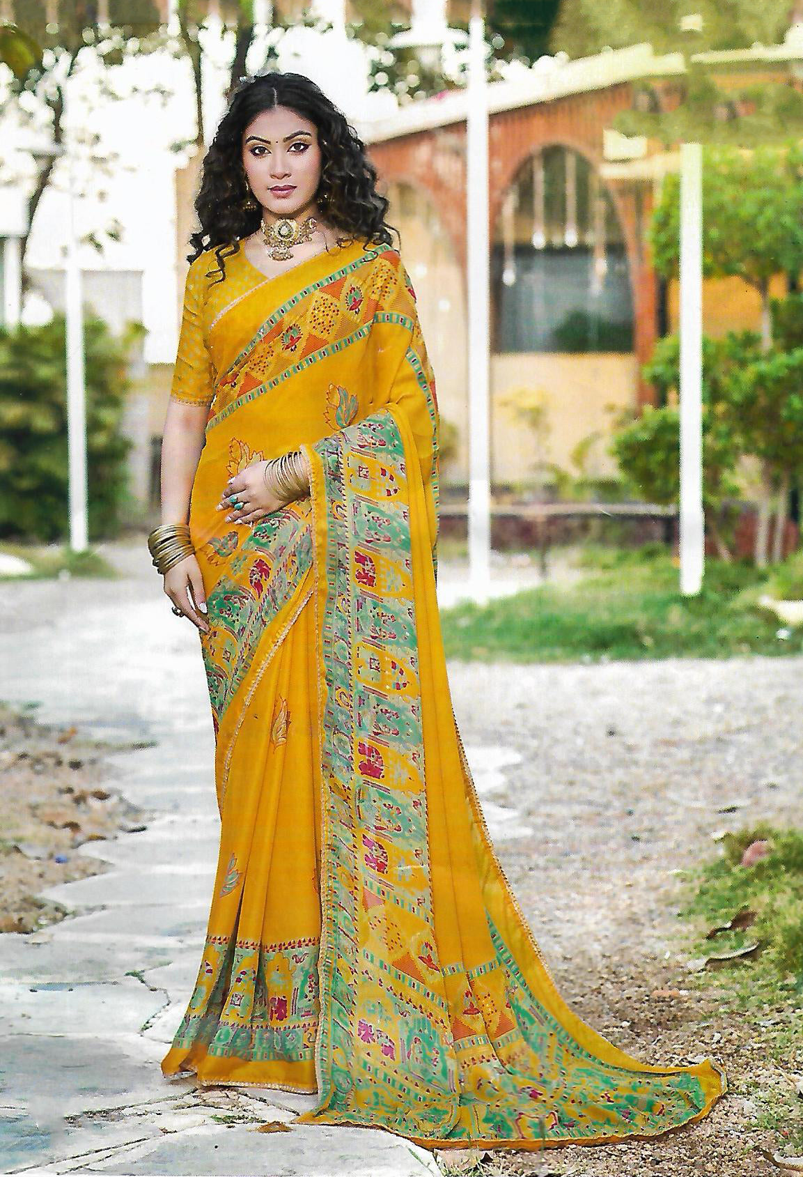 FANCY SYNTHETIC SAREE
