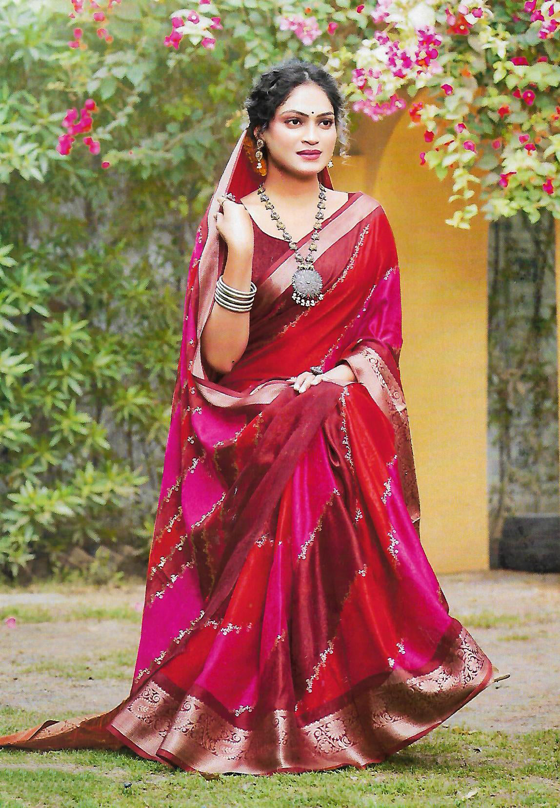 FANCY SYNTHETIC SAREE
