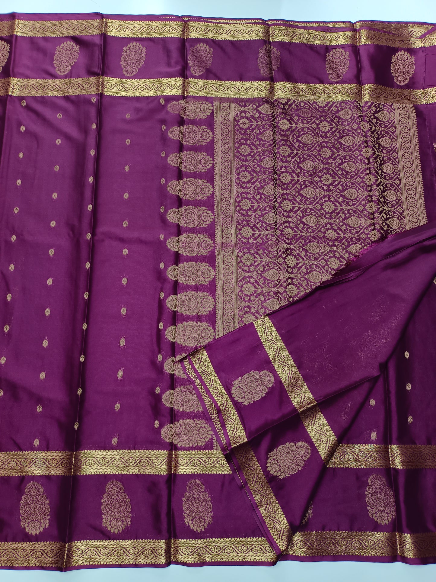 SEMI CREPE SILK SAREE