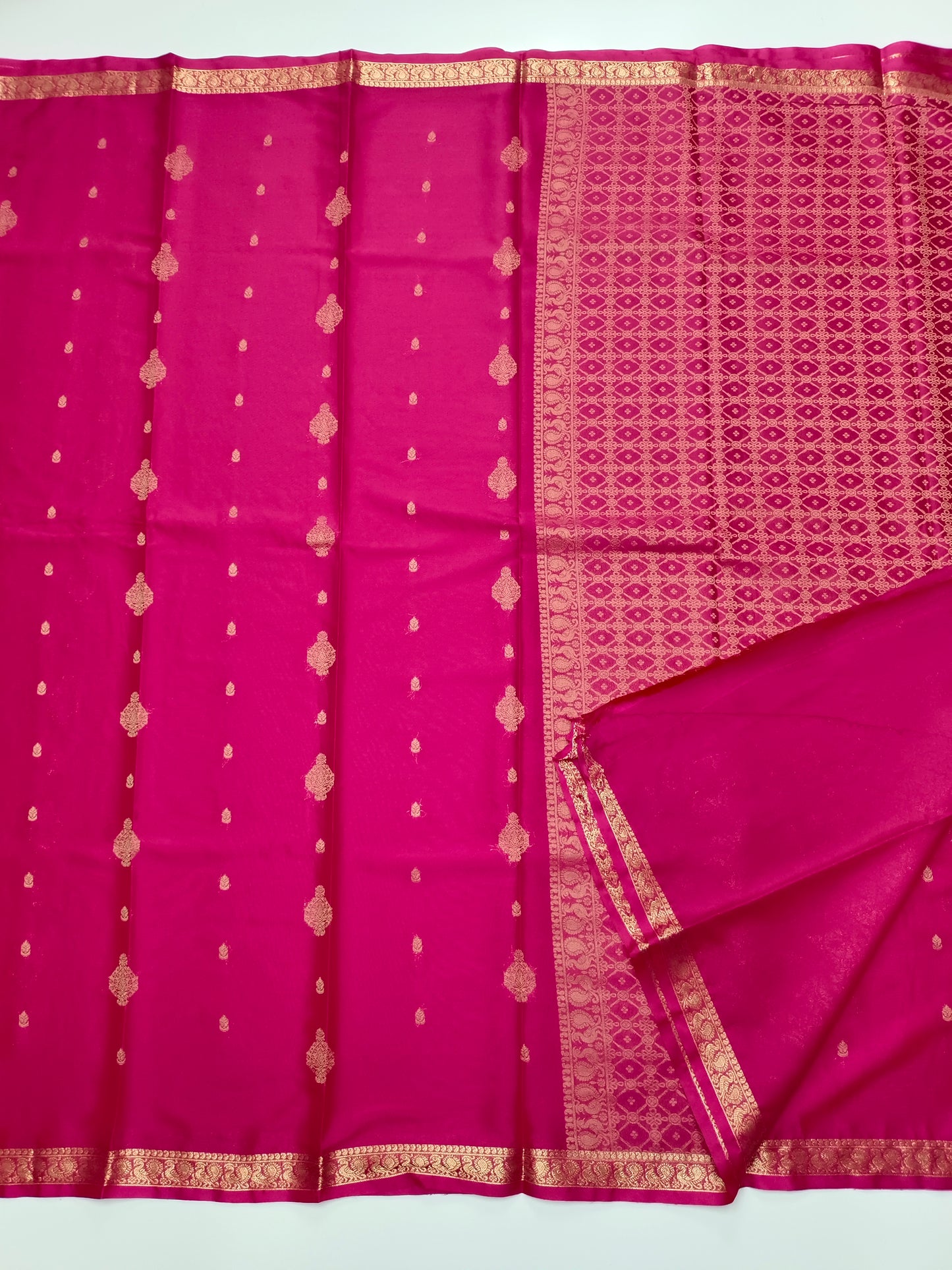 SEMI CREPE SILK SAREE