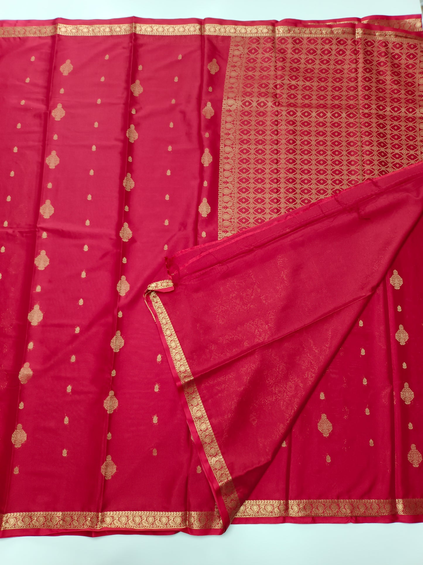 SEMI CREPE SILK SAREE