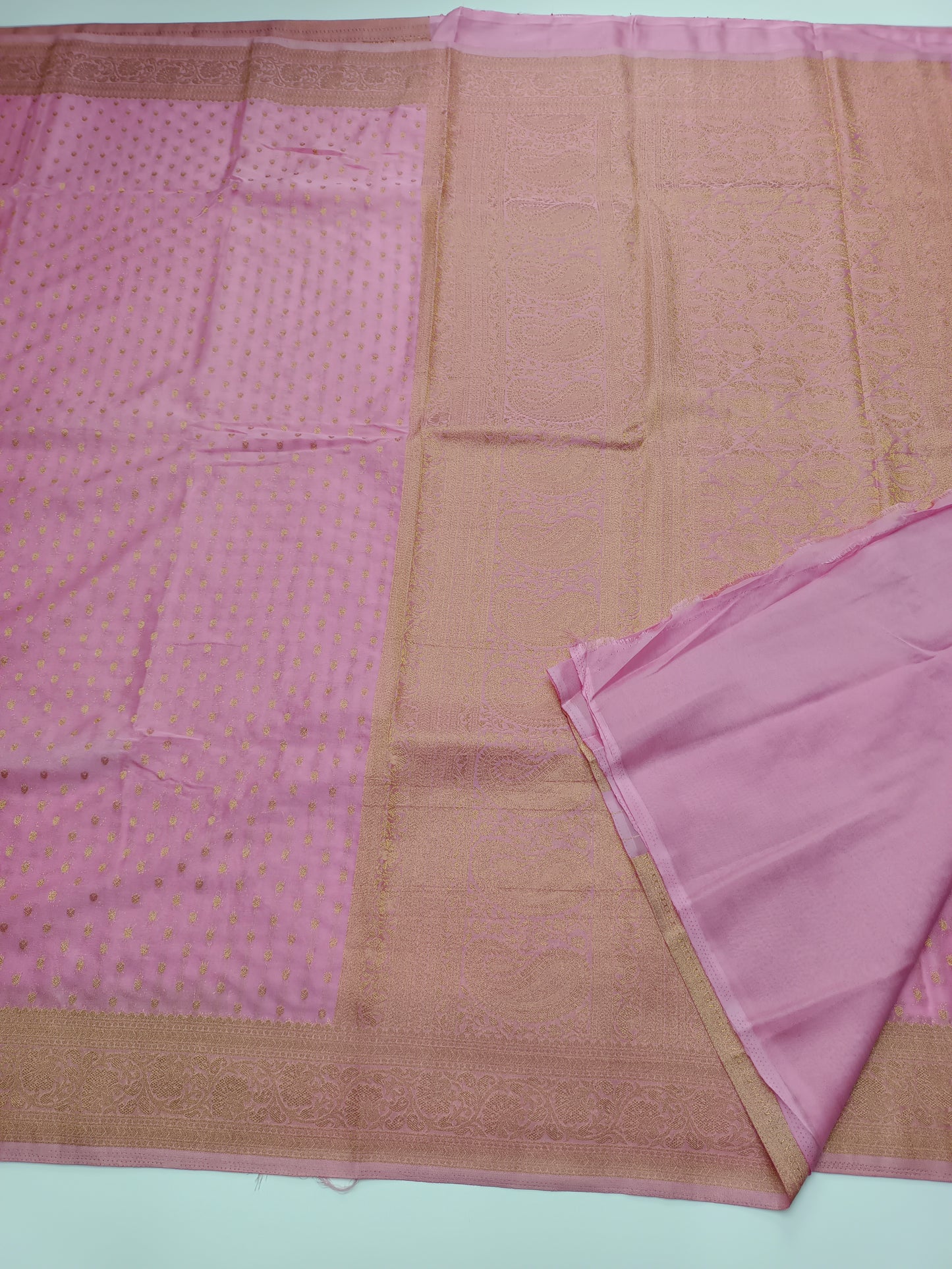 SEMI KADDI GEORGETTE CHIFFON SAREE