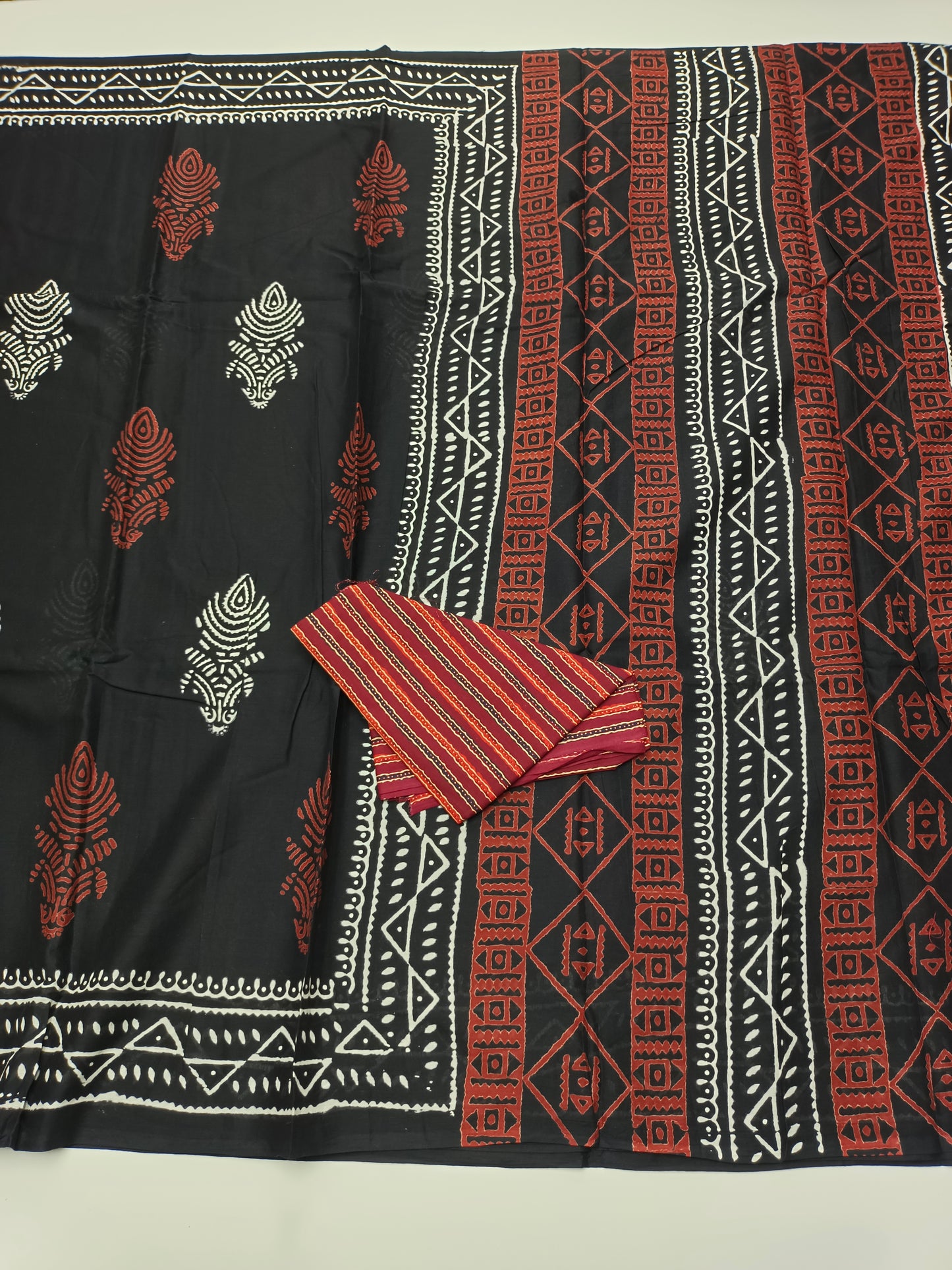 FANCY PRINTED COTTON SAREE