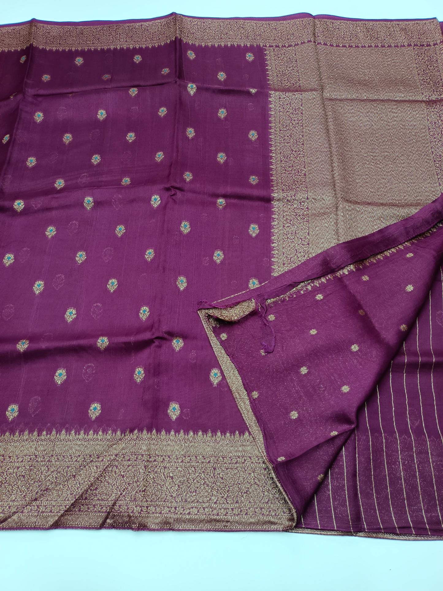 FANCY TUSSER SILK SAREE