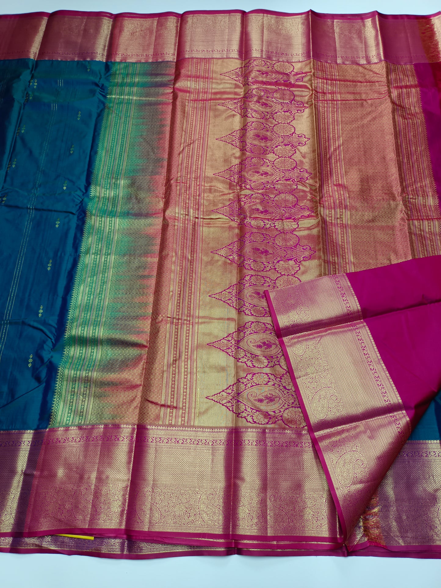 KANCHIPURAM SEMI SILK SAREE