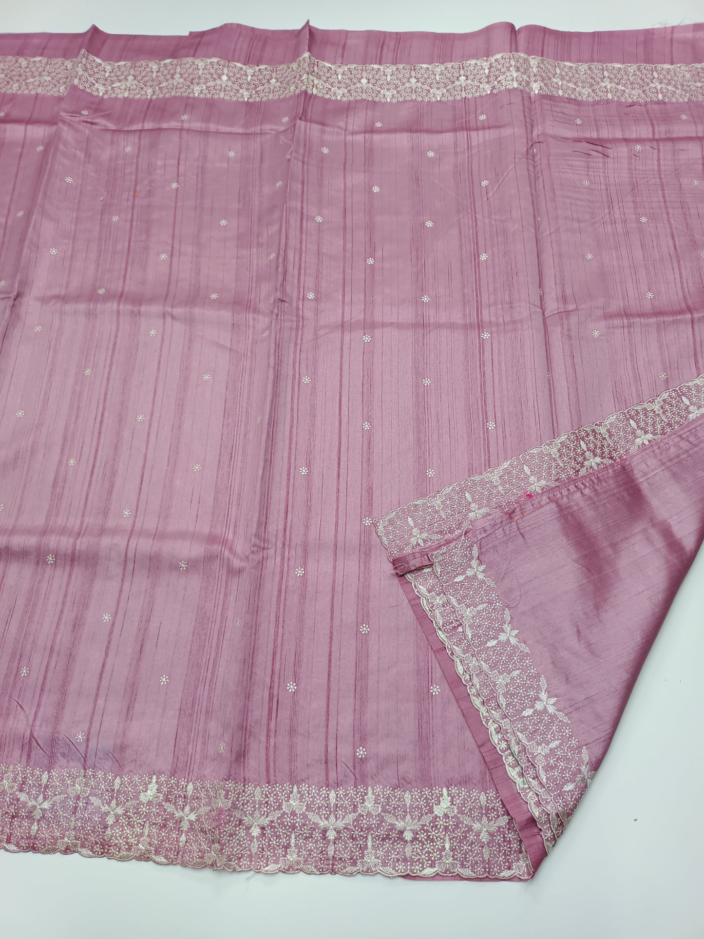 FANCY TUSSER SILK SAREE