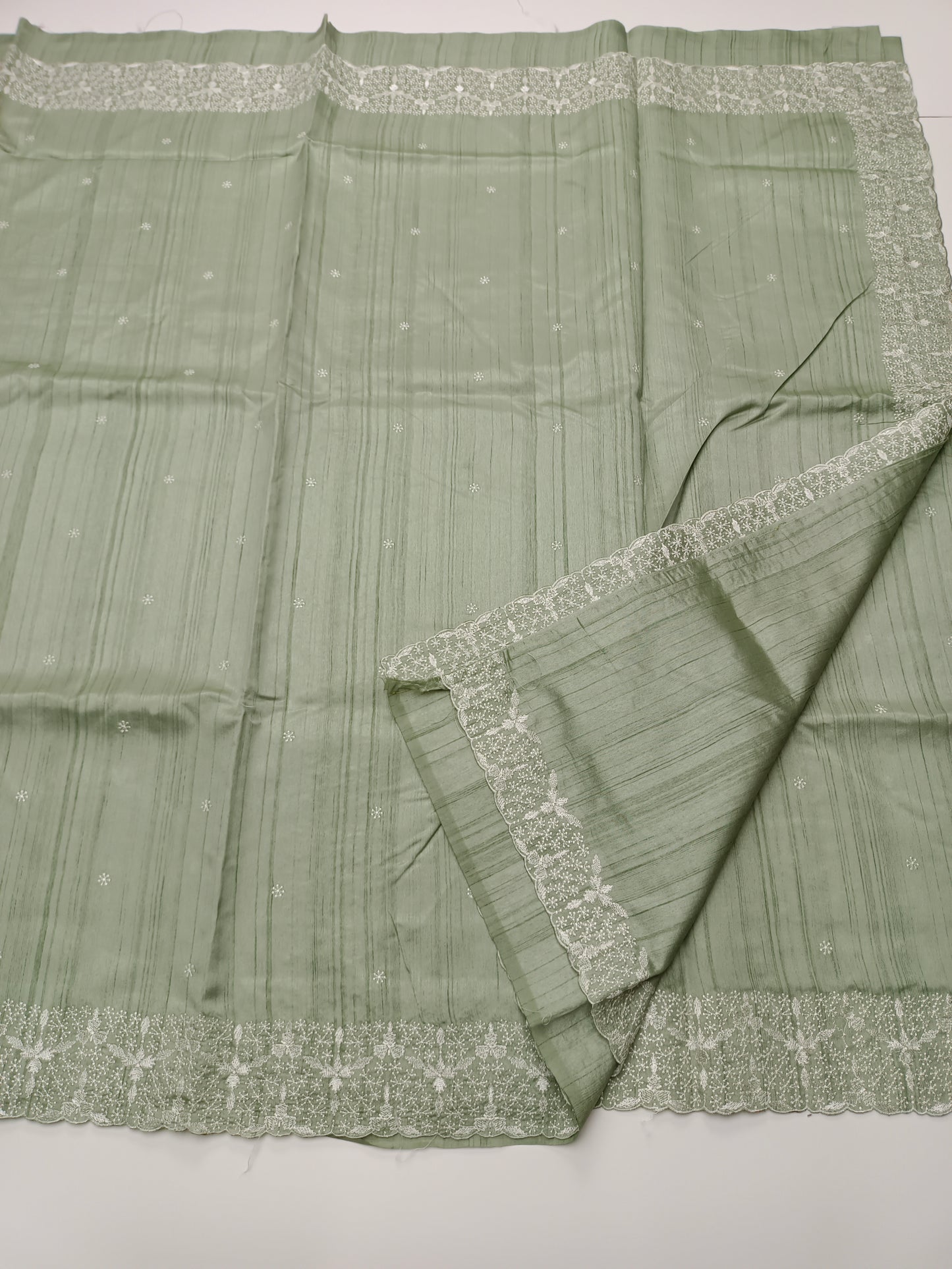 FANCY TUSSER SILK SAREE